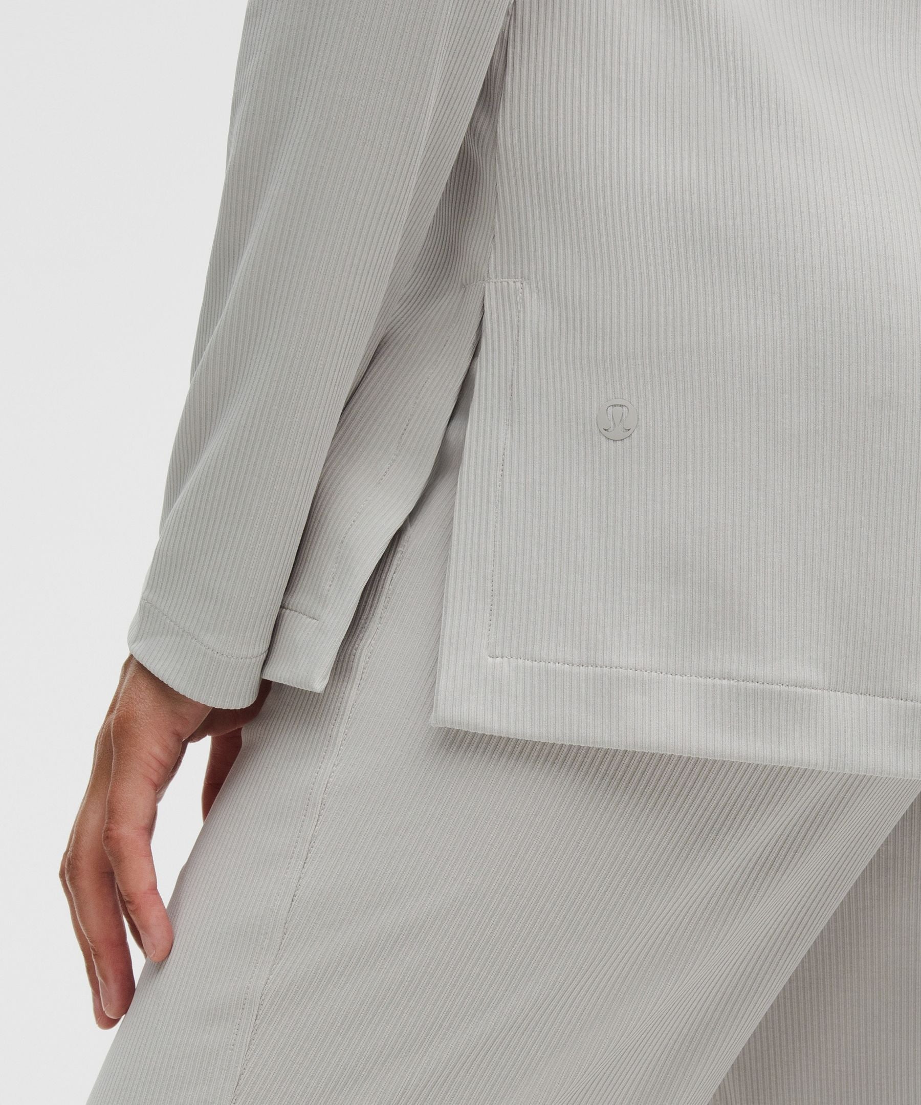 Lululemon Women's Ribbed Drapey Softstreme Long-Sleeve Tunic