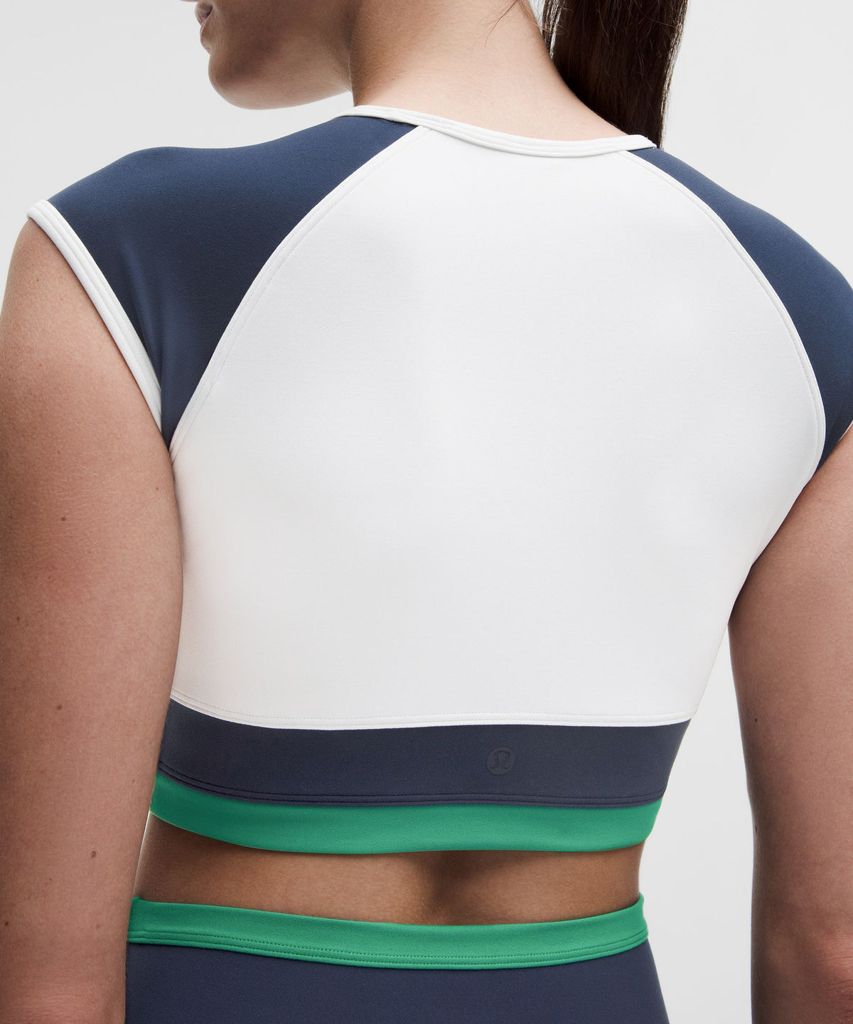 Lululemon Women's Nulu Cropped Short-Sleeve Shirt *Retro Remix Set