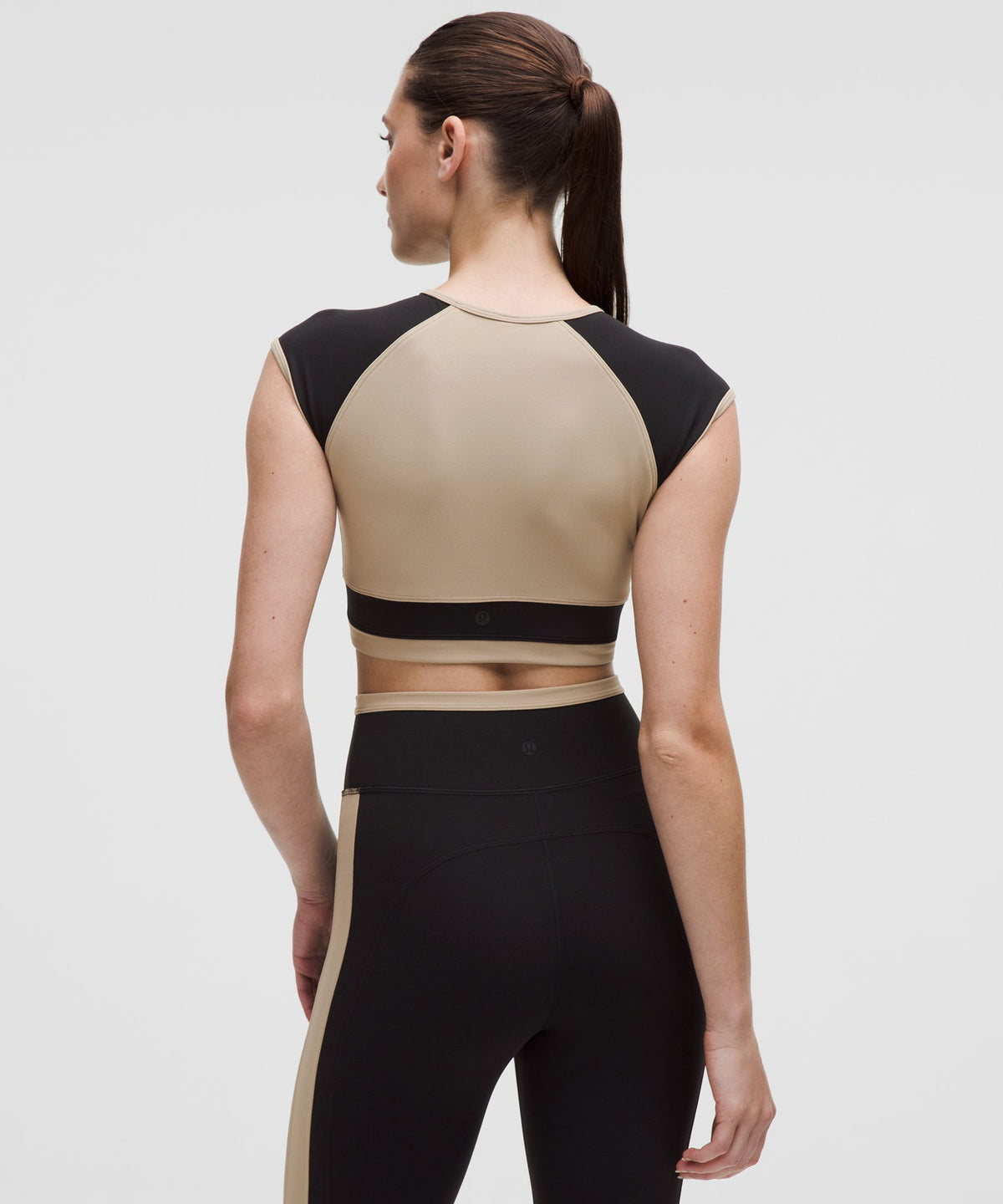 Lululemon Women's Nulu Cropped Short-Sleeve Shirt *Retro Remix Set