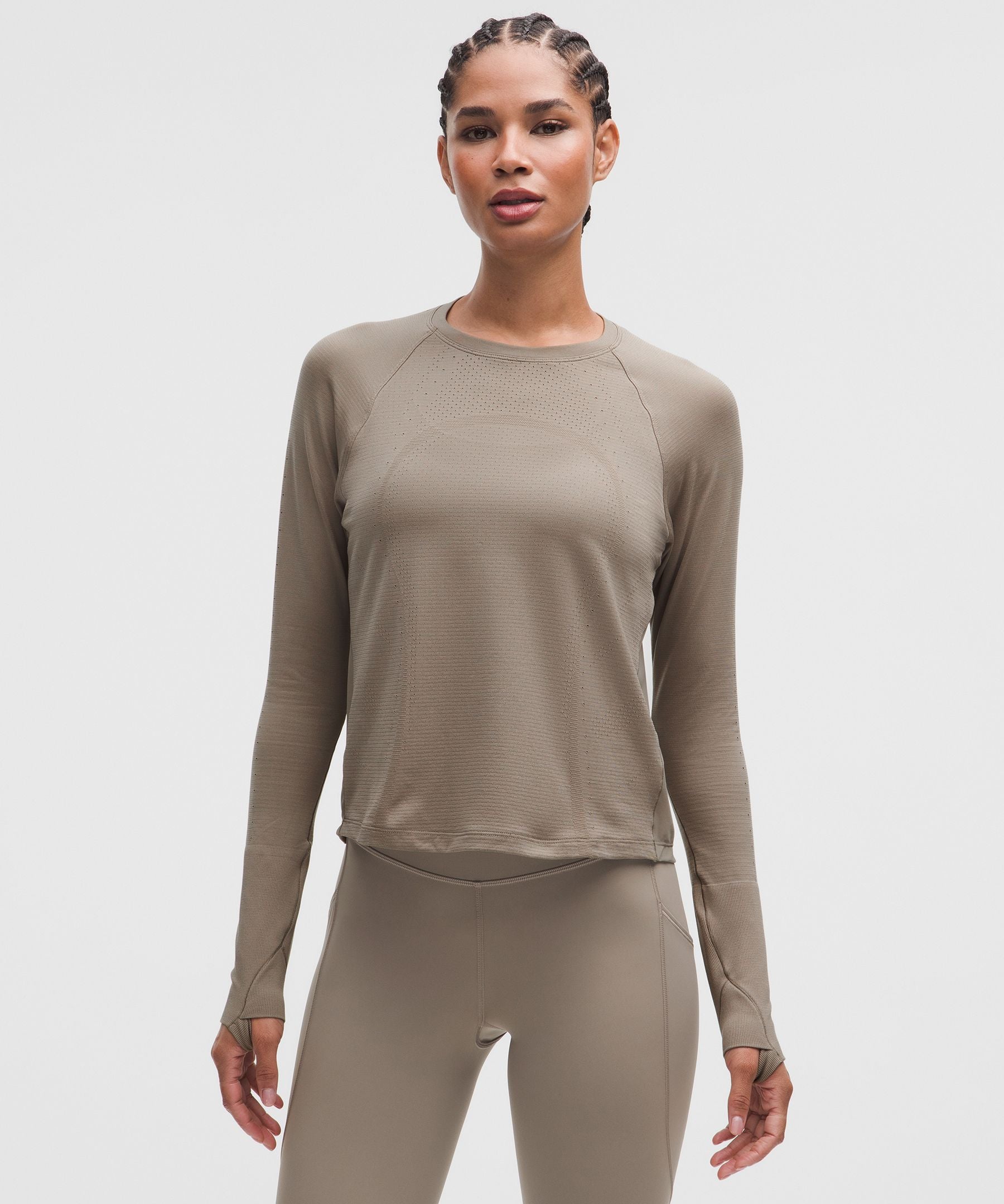 Lululemon Women's Swiftly Mesh-Back Long-Sleeve Shirt
