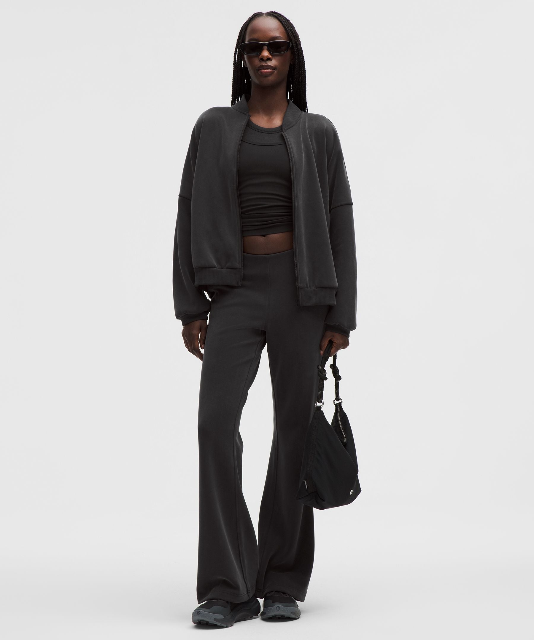 Lululemon Brushed Softstreme Oversized Bomber Jacket