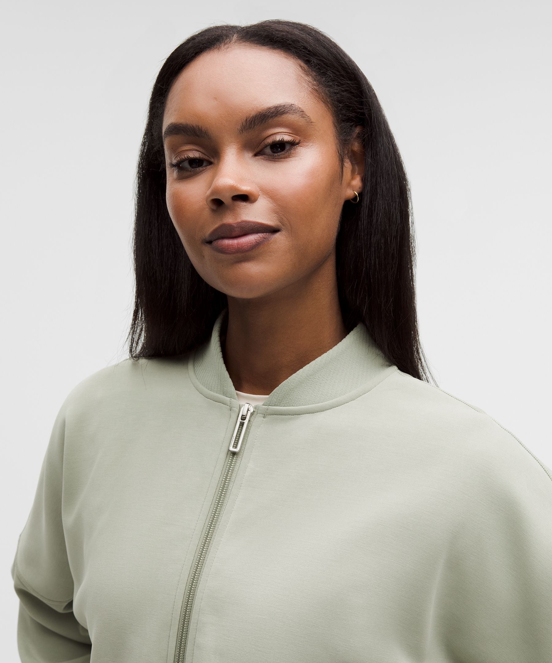 Lululemon Brushed Softstreme Oversized Bomber Jacket