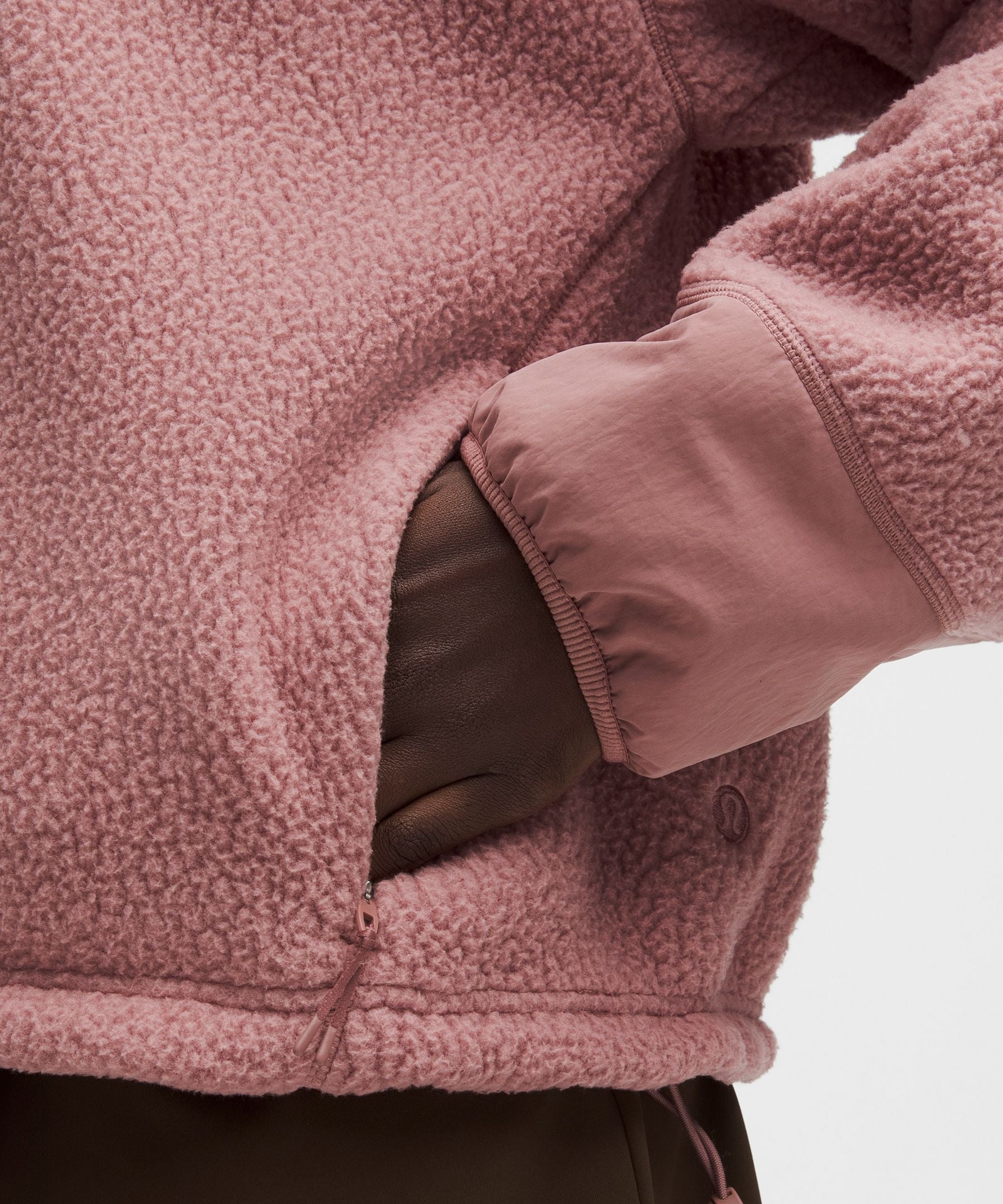 Lululemon Women's High-Pile Fleece Hooded Half Zip