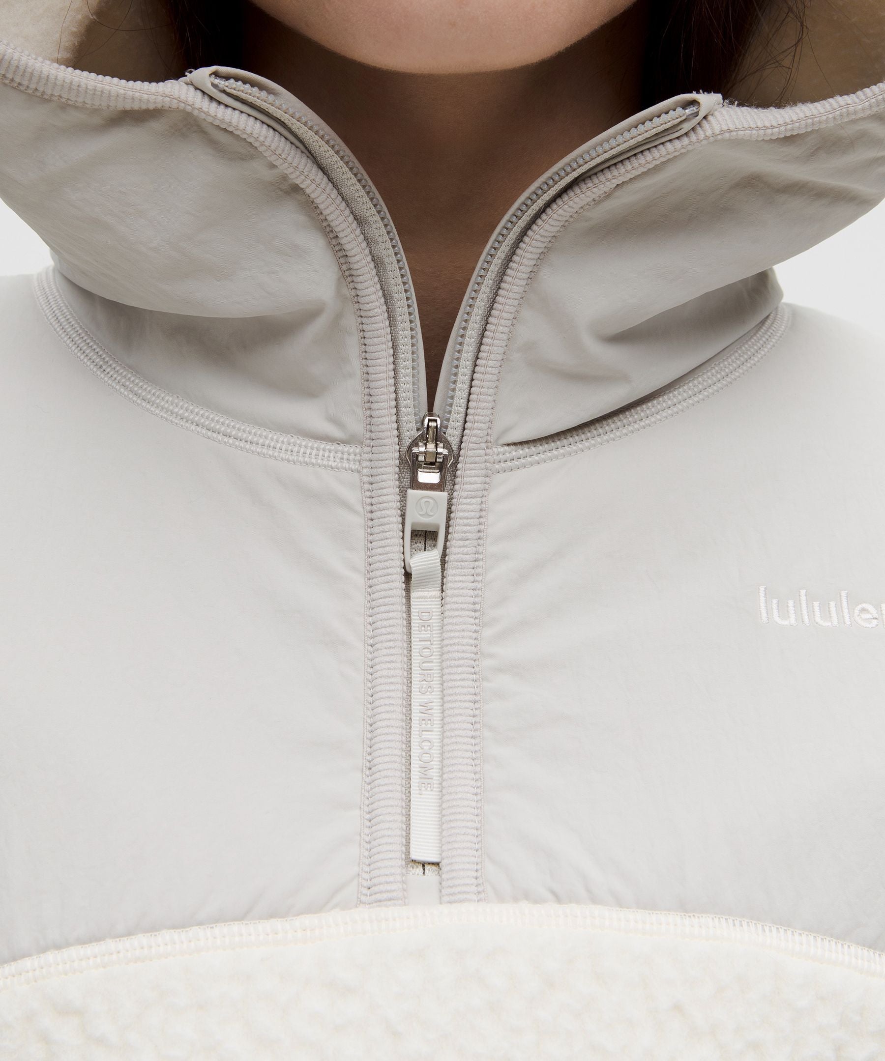 Lululemon Women's High-Pile Fleece Hooded Half Zip