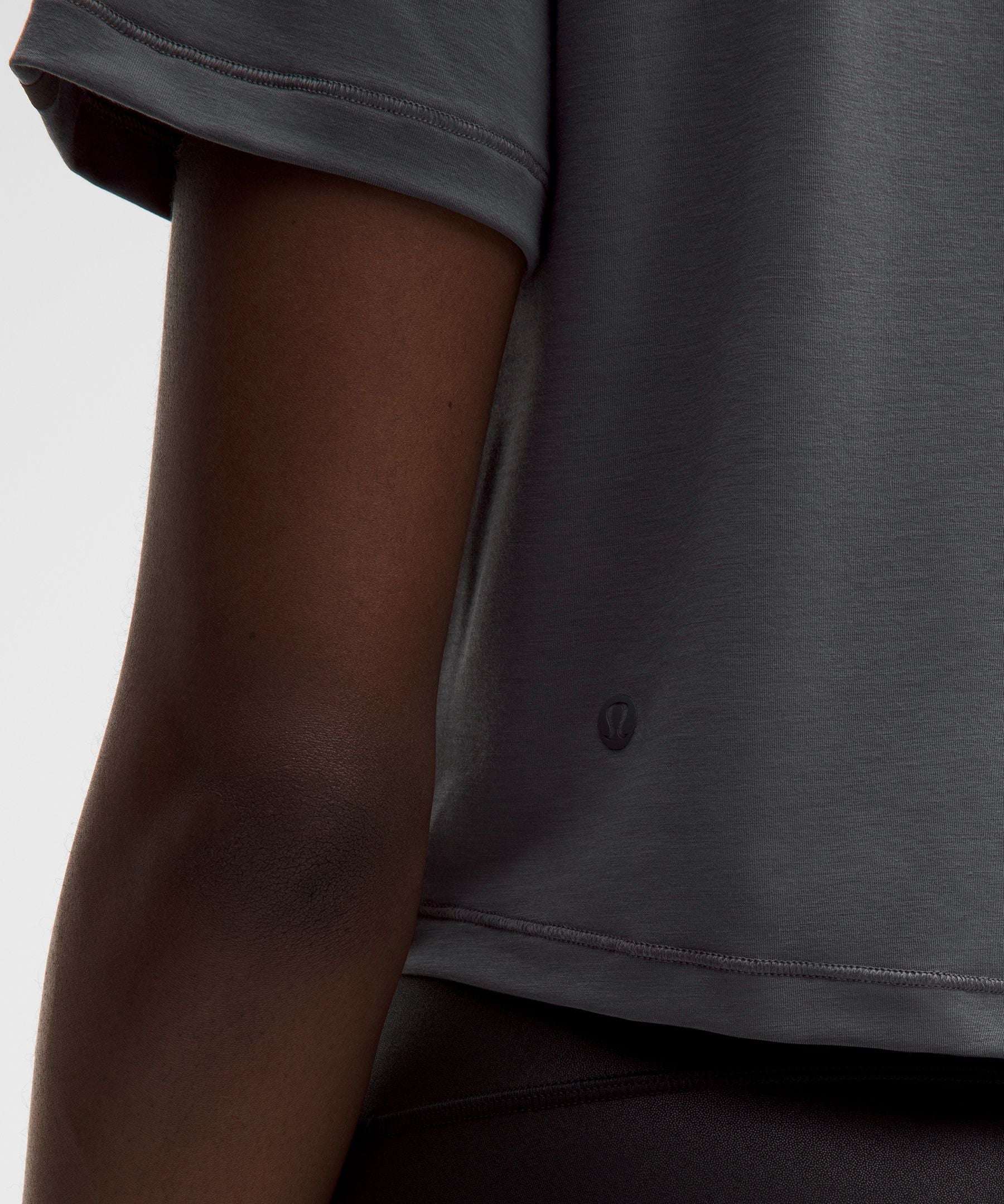 Lululemon Women's Jersey Training Cropped Short-Sleeve Shirt *Flocked