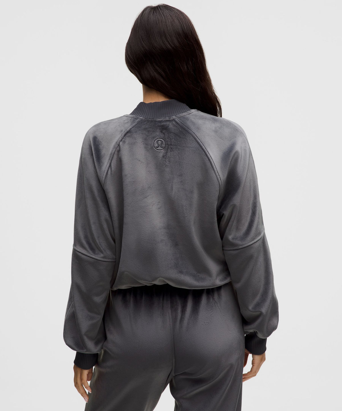 Lululemon Women's Scuba Cropped Henley Pullover *Velvet