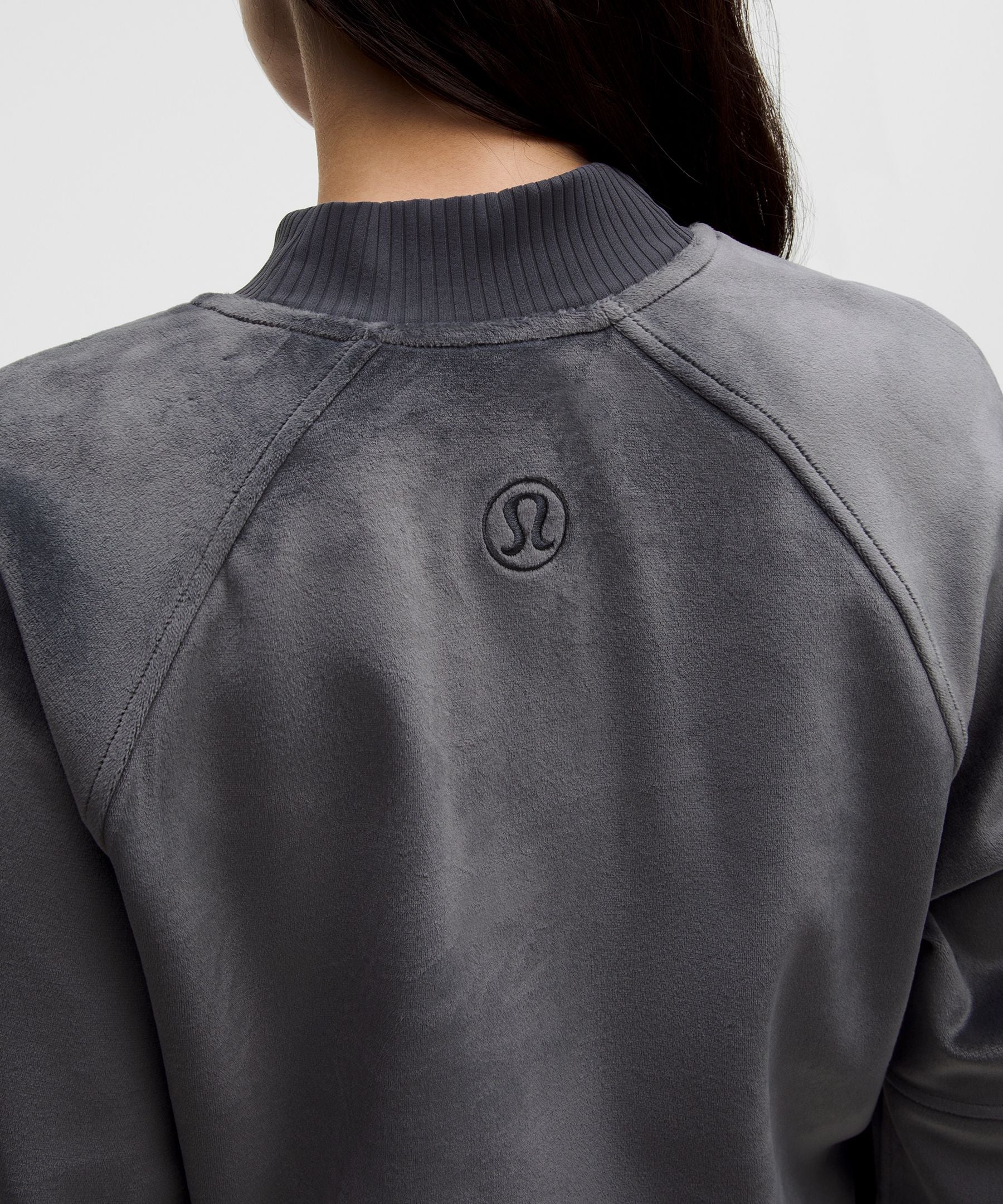 Lululemon Scuba Cropped Henley Pullover *Velvet