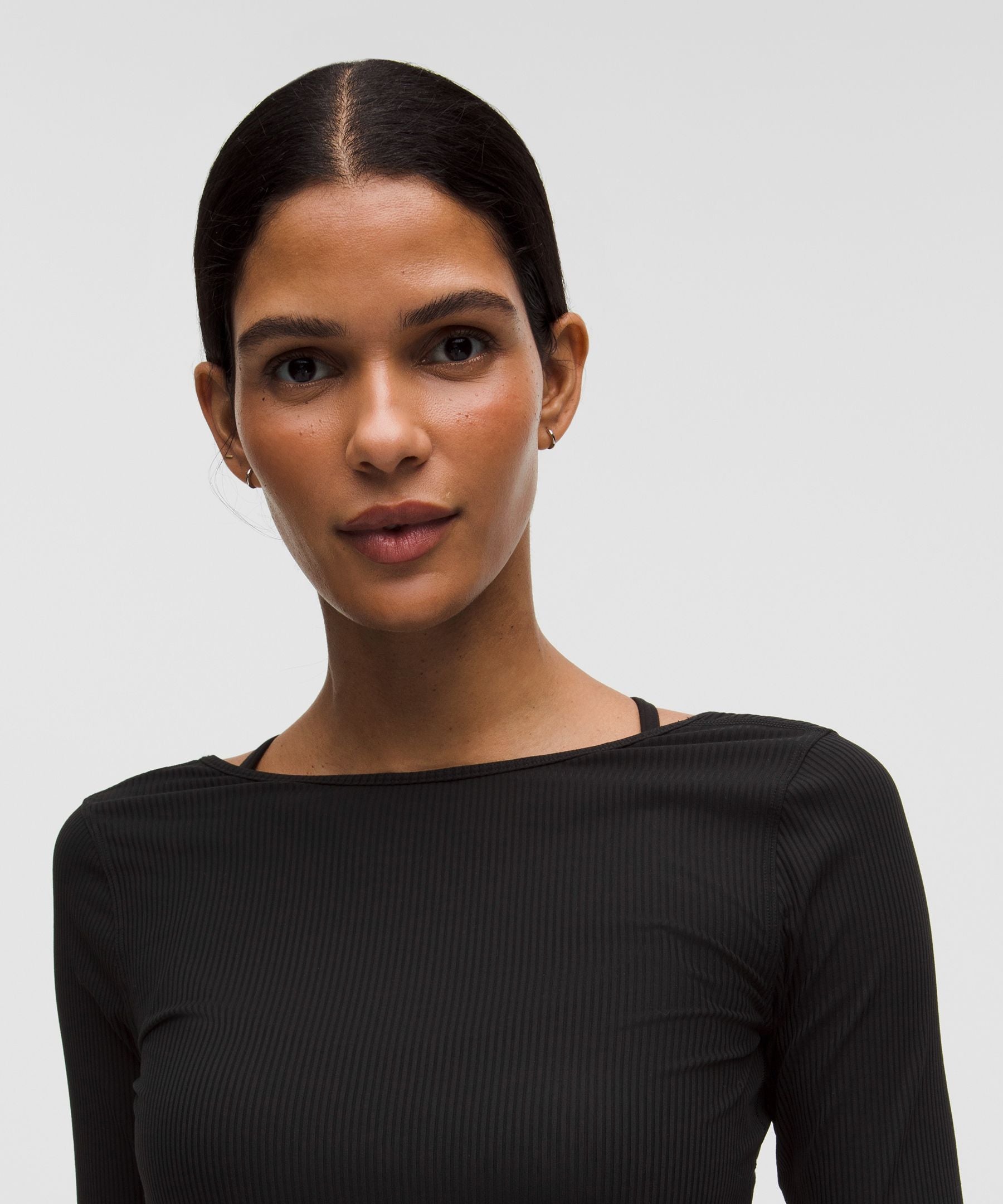 Lululemon Women's Ribbed Scoop-Back Yoga Long-Sleeve Shirt
