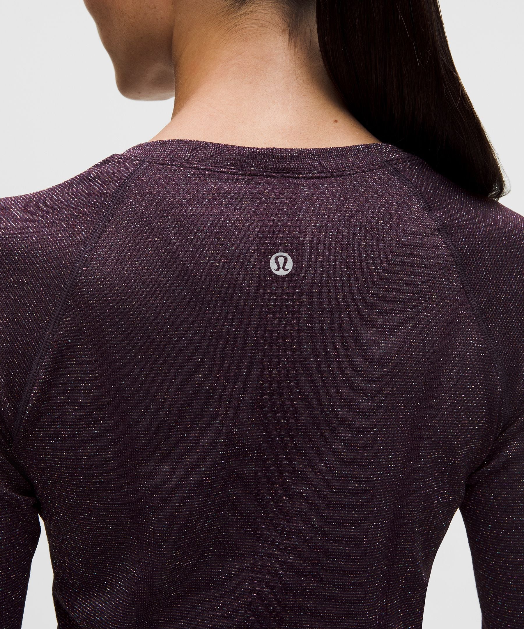 Lululemon Women's Swiftly Tech Long-Sleeve Shirt 2.0 Hip Length *Sparkle