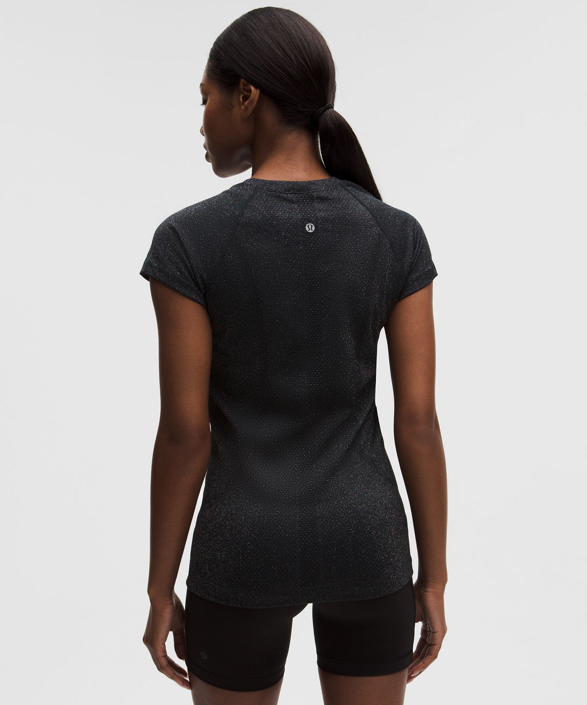 Lululemon Women's Swiftly Tech Short-Sleeve Shirt 2.0 Hip Length *Sparkle
