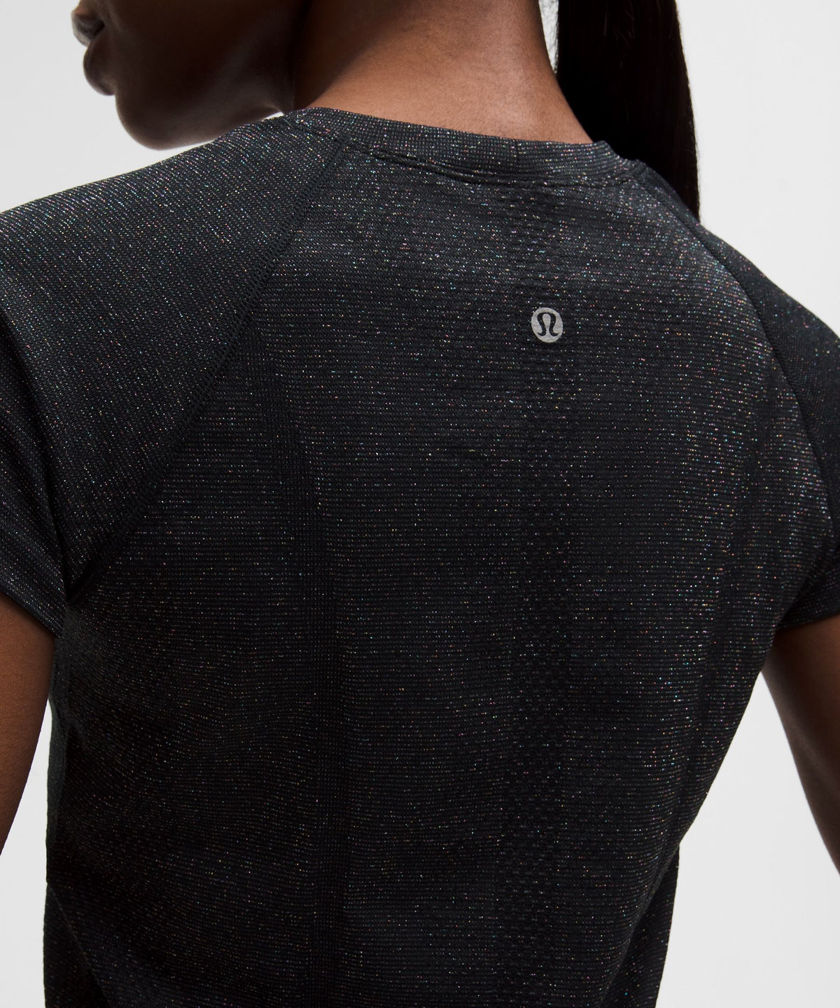 Lululemon Women's Swiftly Tech Short-Sleeve Shirt 2.0 Hip Length *Sparkle