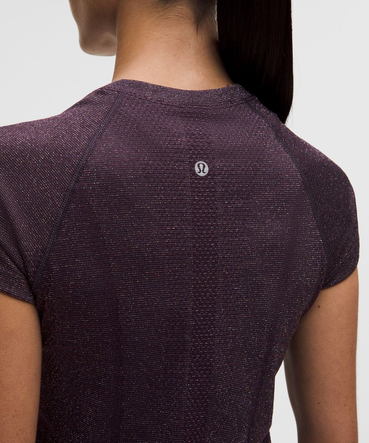 Lululemon Women's Swiftly Tech Short-Sleeve Shirt 2.0 Hip Length *Sparkle