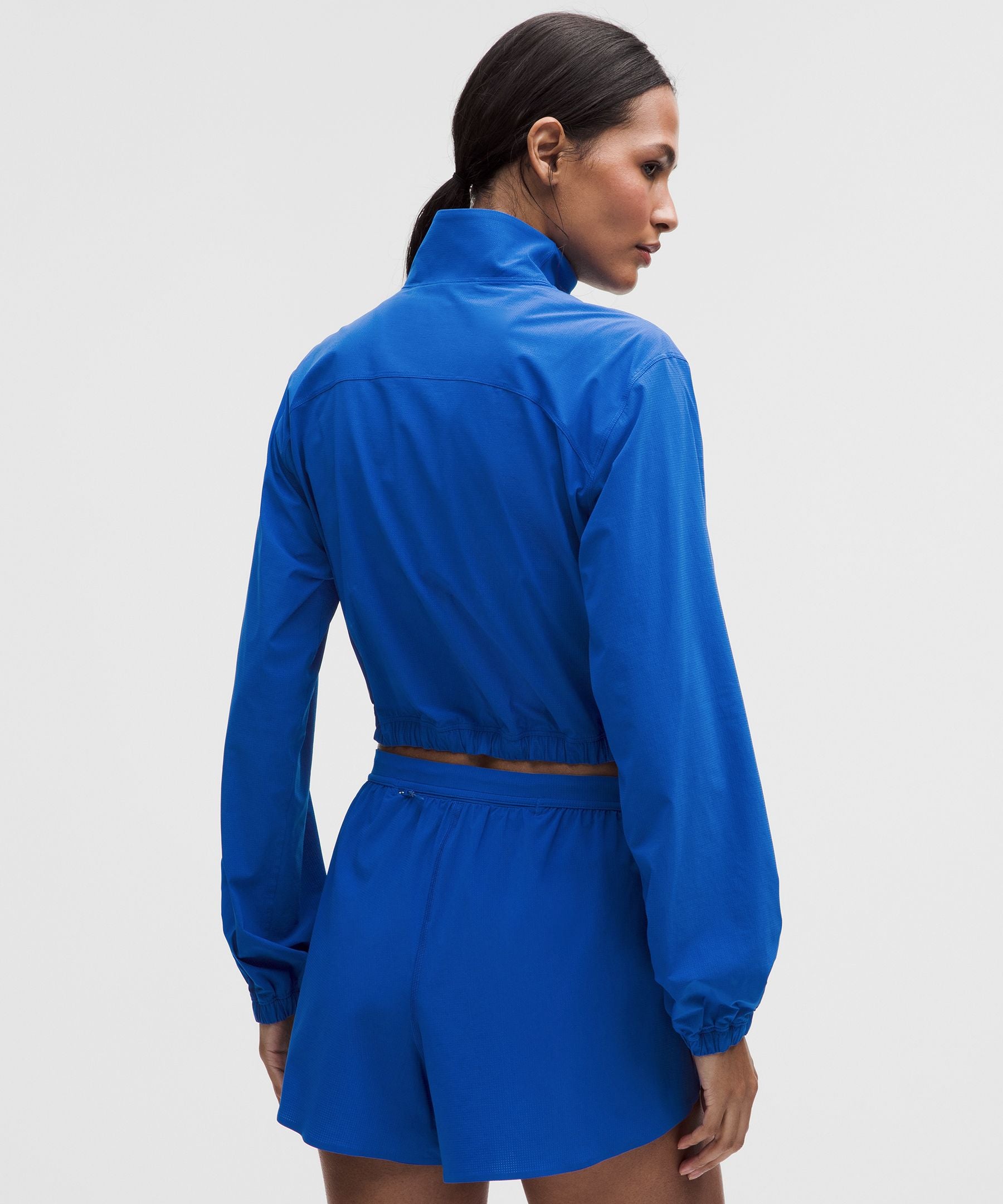 Lululemon Women's Mile Maker Run Crew Graphic Cinch-Hem Jacket