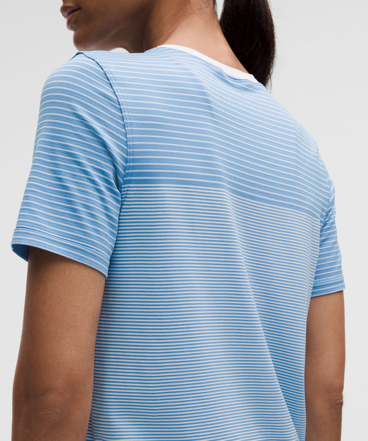 Lululemon Women's Seamless Classic-Fit Mariner Stripe T-Shirt
