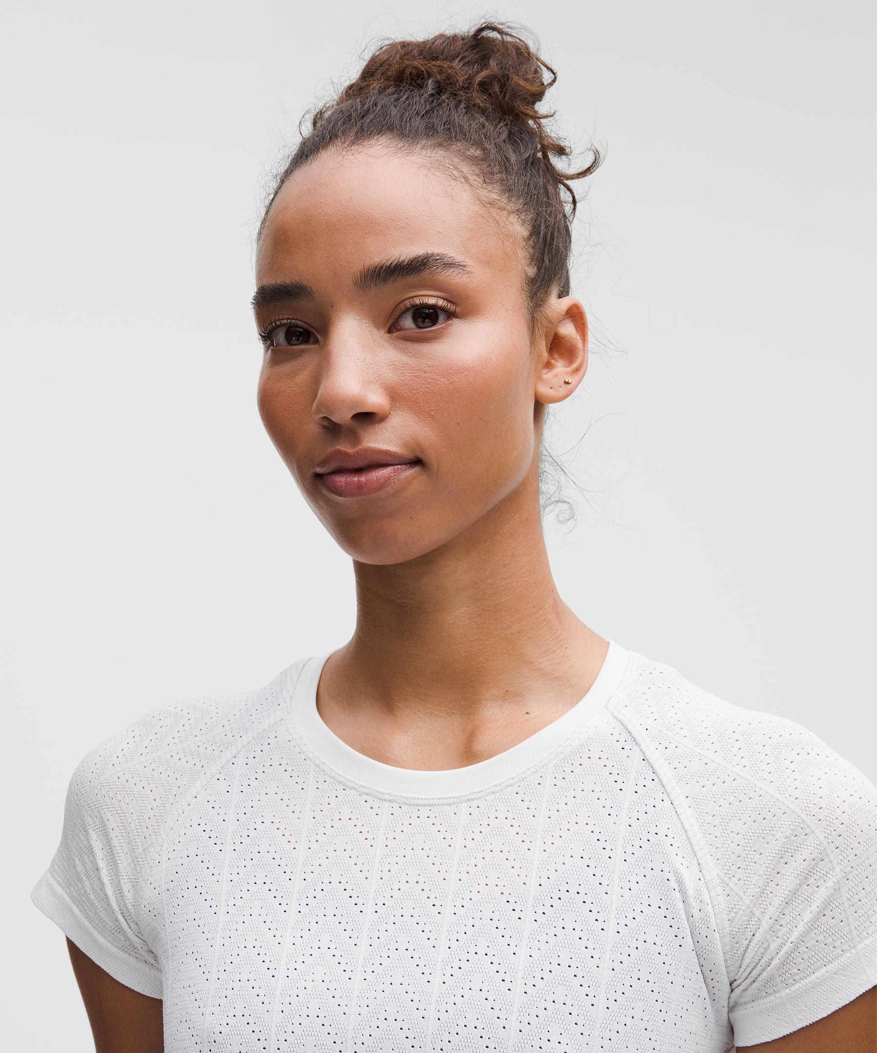 Lululemon Women's Swiftly Pointelle Short-Sleeve Shirt *Hip Length