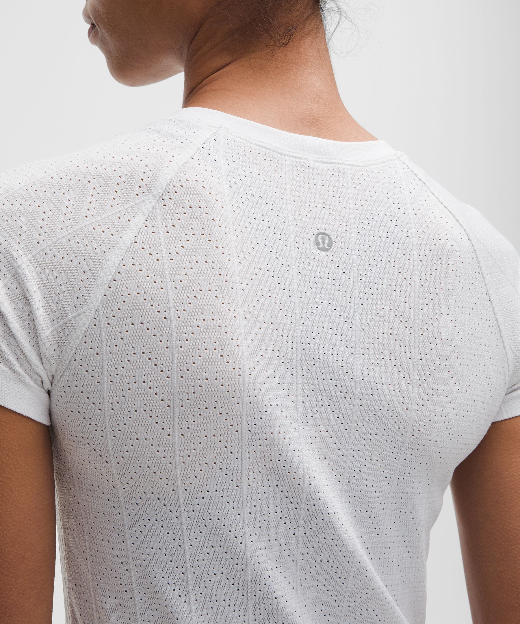 Lululemon Women's Swiftly Pointelle Short-Sleeve Shirt *Hip Length