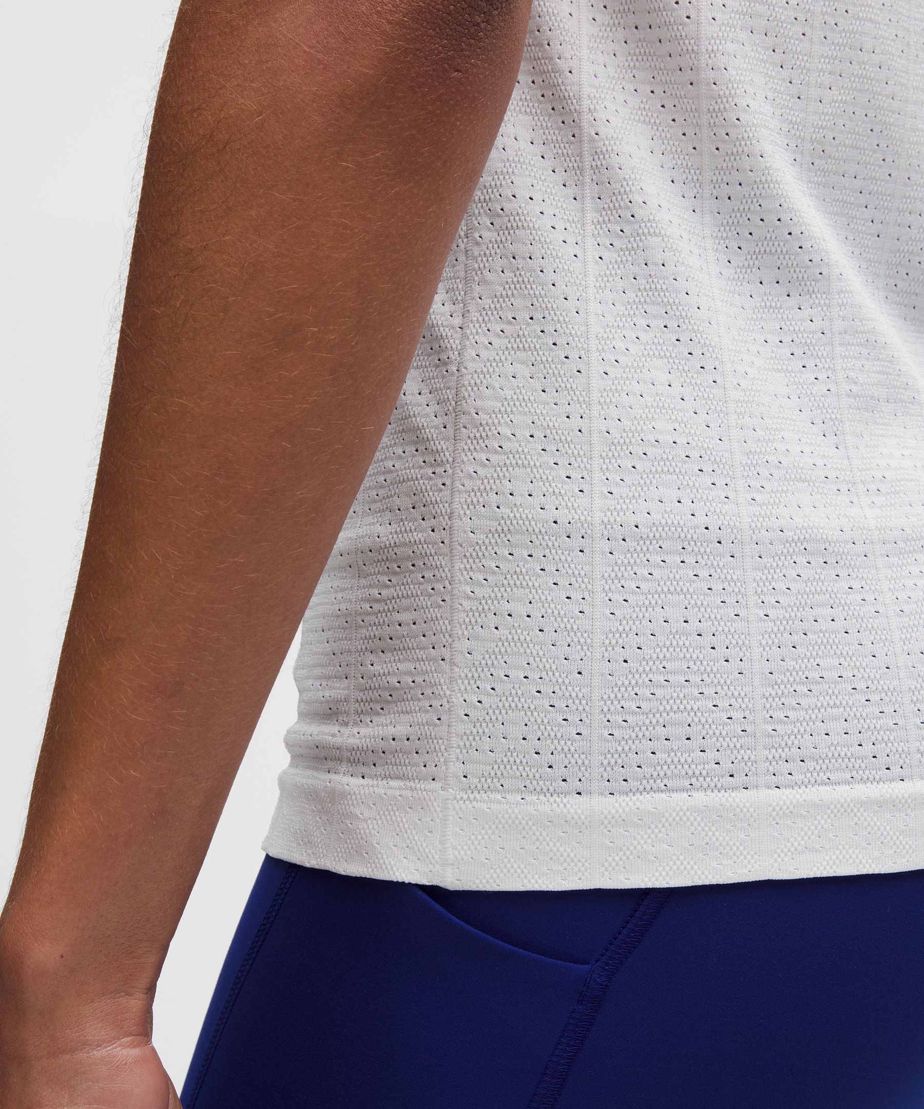 Lululemon Women's Swiftly Pointelle Short-Sleeve Shirt *Hip Length