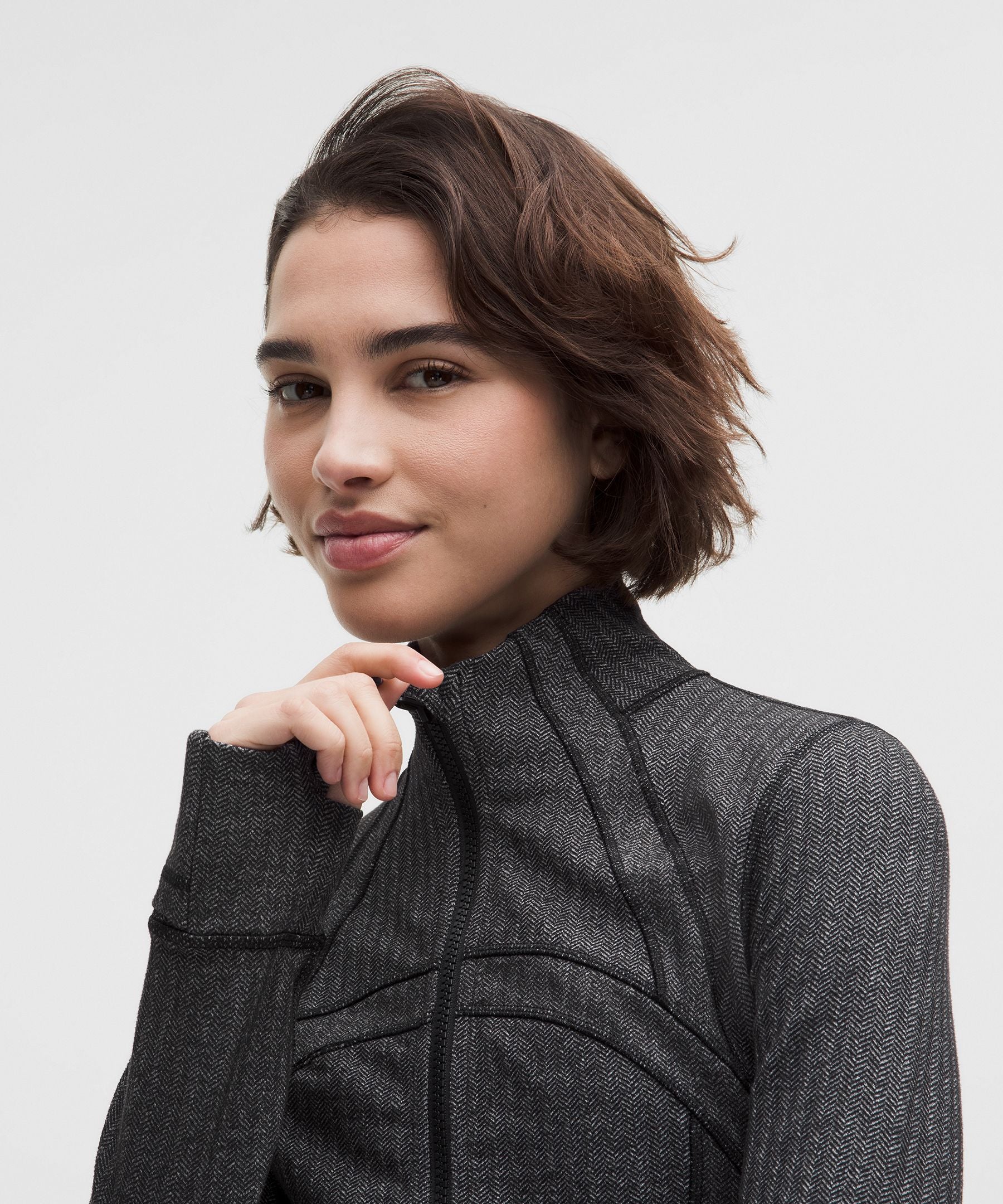 Lululemon Define Cropped Jacket *Herringbone
