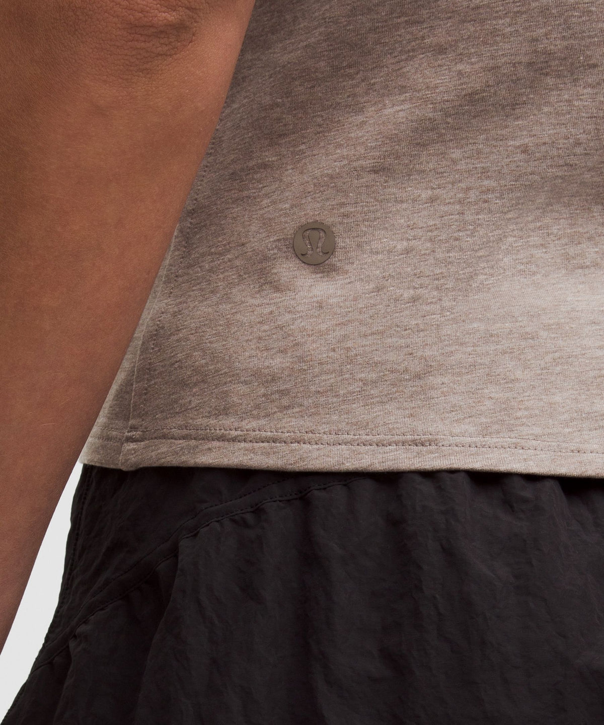 Lululemon Women's Organic Cotton Open-Back T-Shirt *Charm