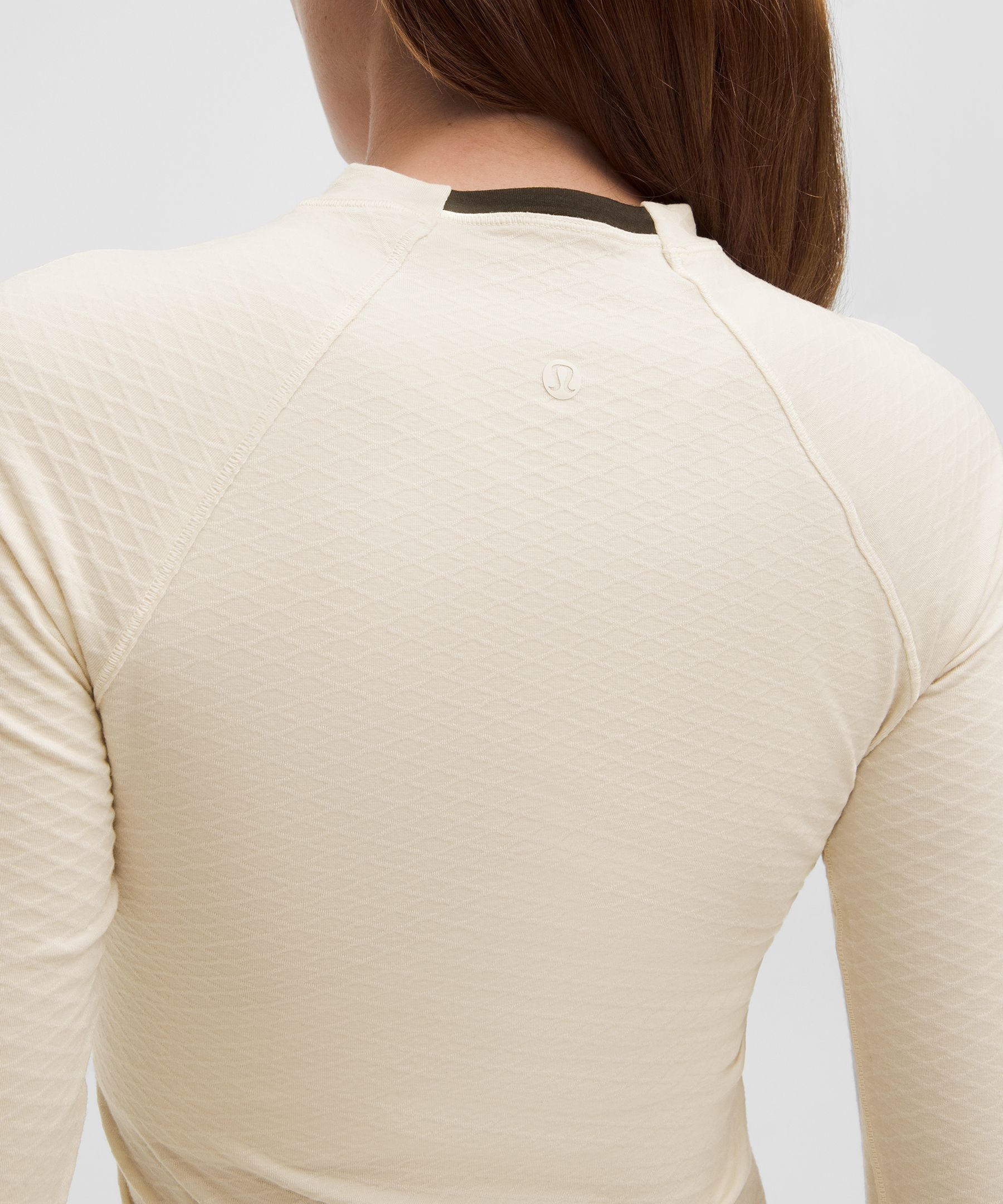 Lululemon Women's Diamond-Texture Wool-Blend Crewneck Base Layer