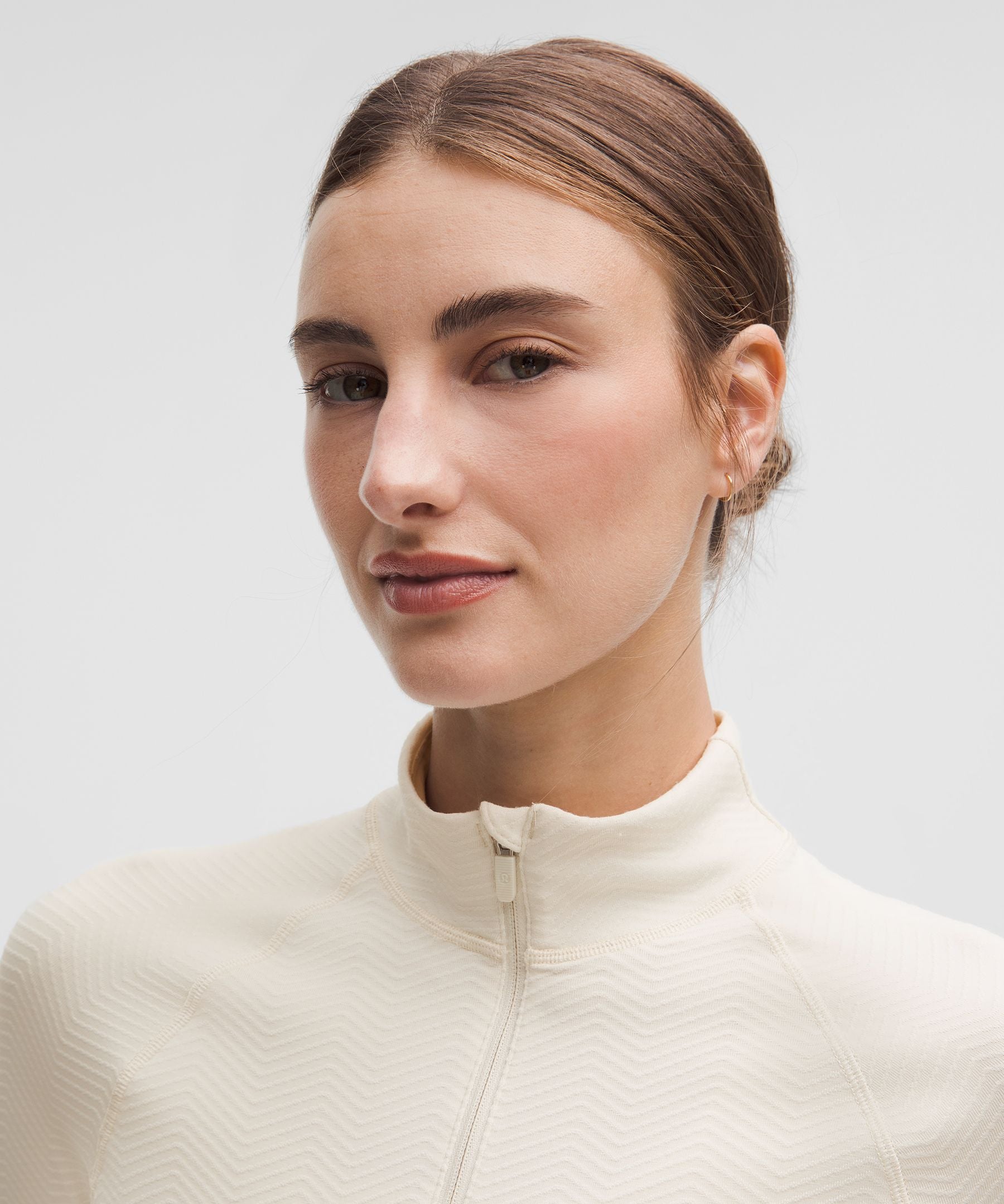 Lululemon It's Rulu Cropped Half Zip *Chevron Updated
