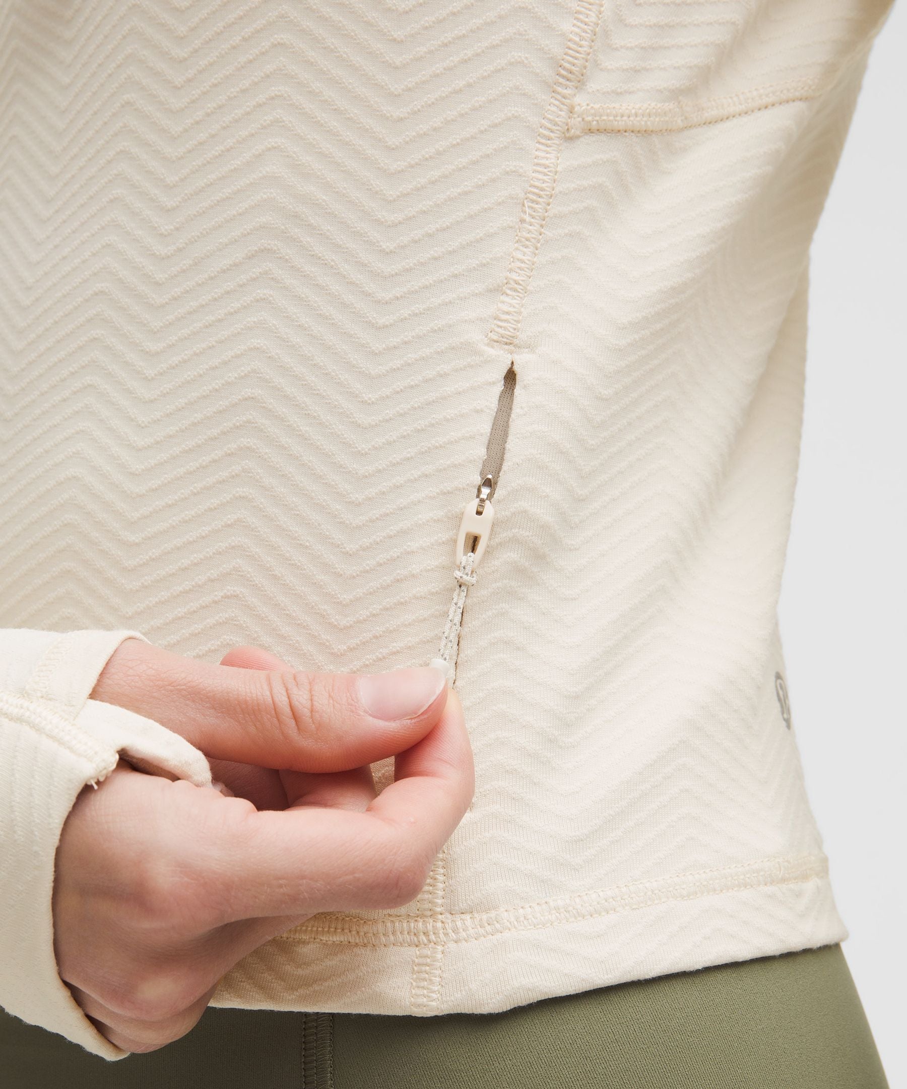 Lululemon It's Rulu Cropped Half Zip *Chevron Updated