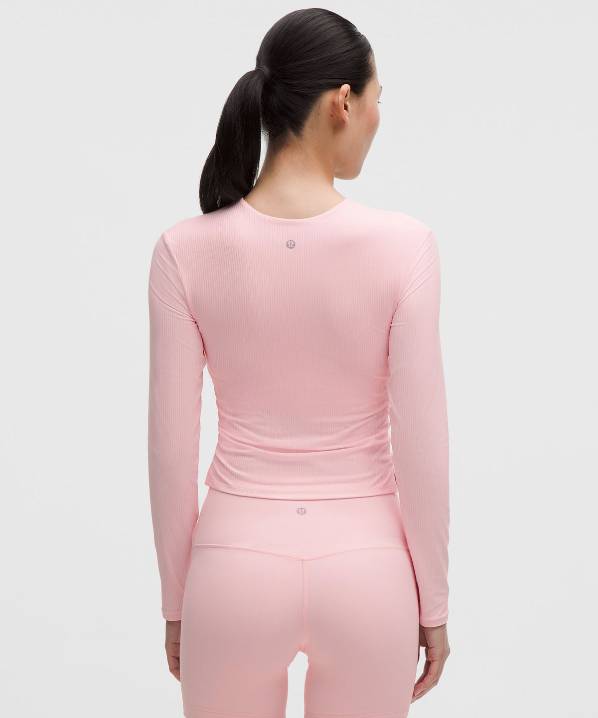 Lululemon Women's All It Takes Ribbed Nulu V-Neck Long-Sleeve Shirt *B-D Cups