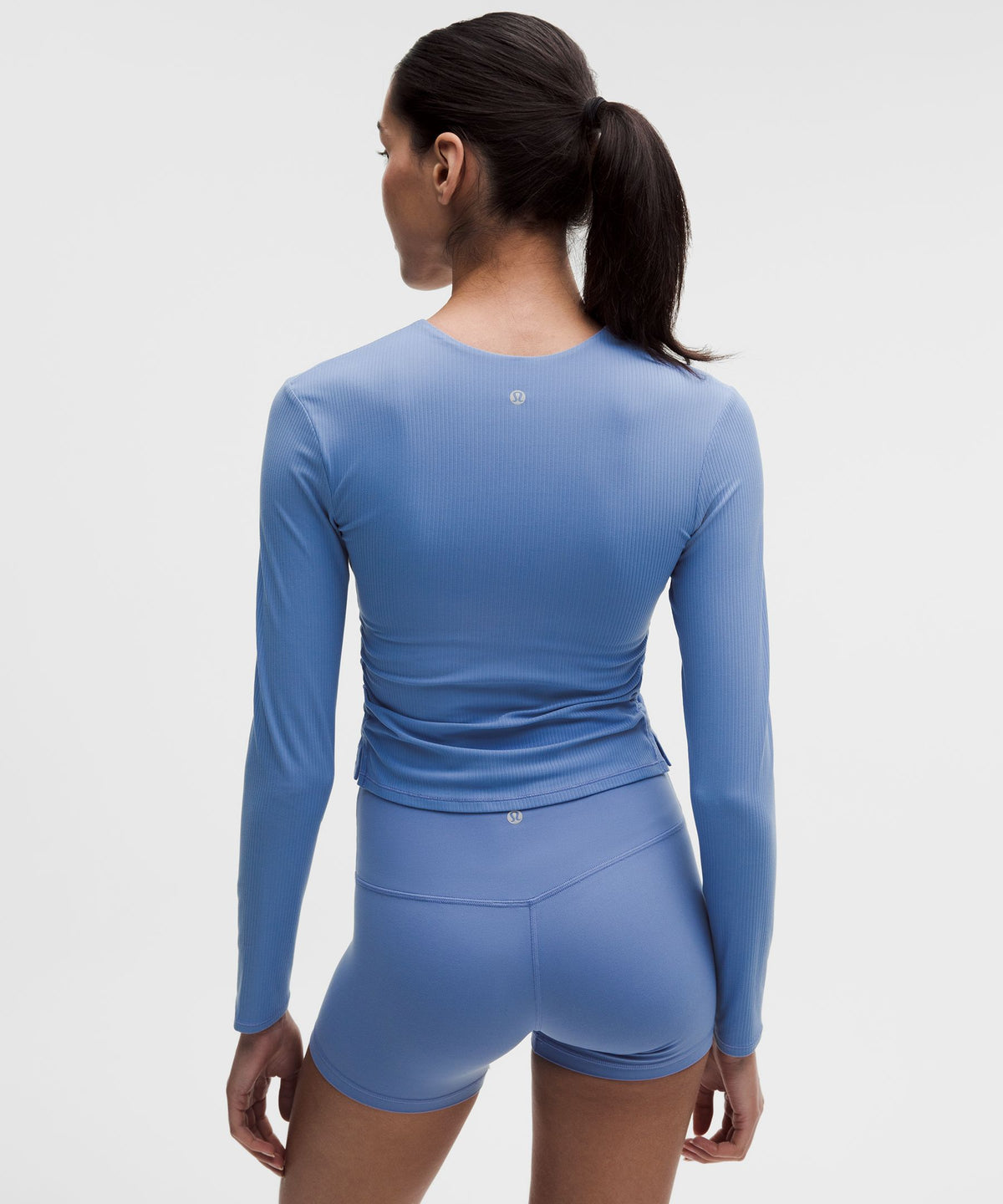 Lululemon Women's All It Takes Ribbed Nulu V-Neck Long-Sleeve Shirt *B-D Cups