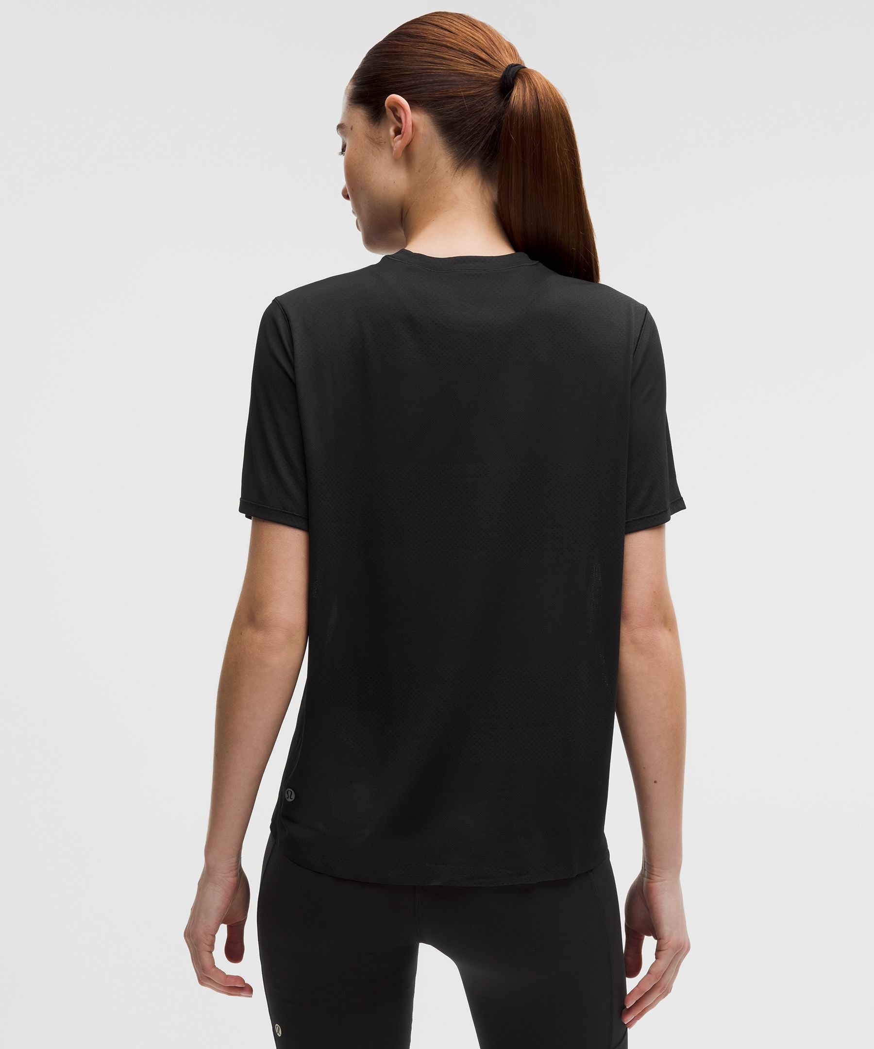 Lululemon Women's Fast and Free Short-Sleeve Shirt *Perforated Stripe