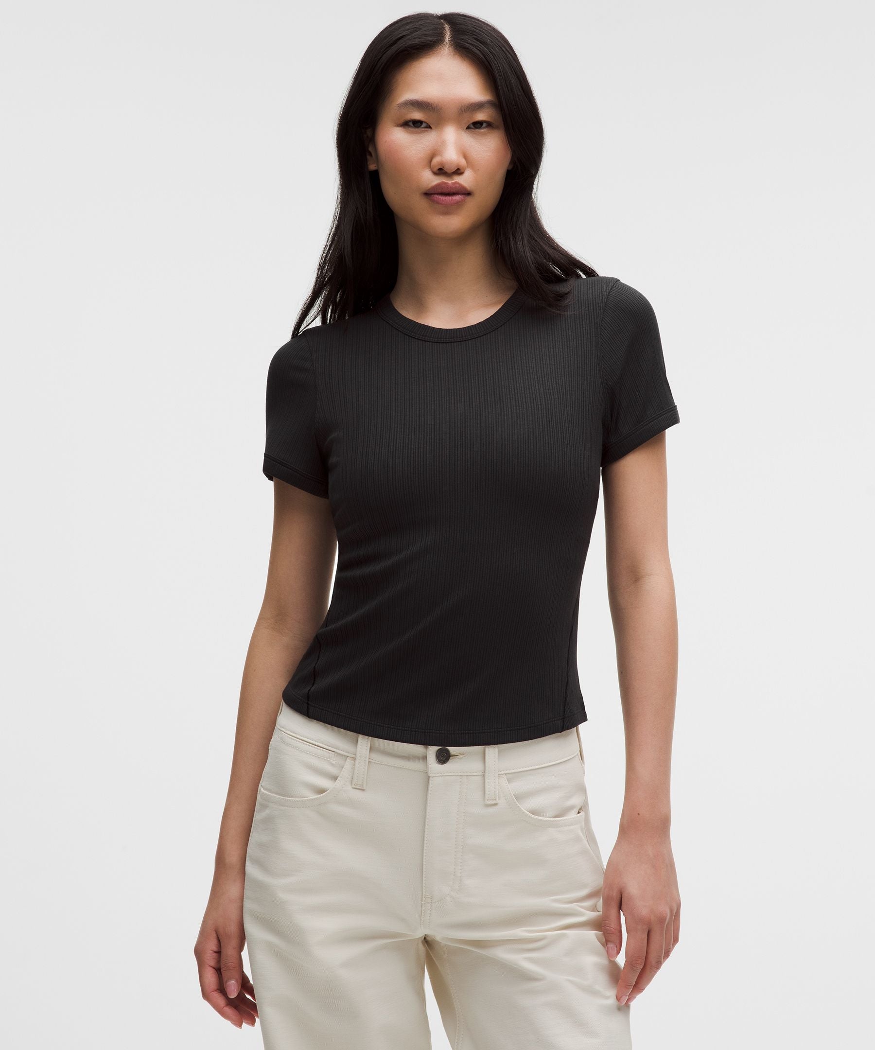 Lululemon Women's Hold Tight Micro-Rib Straight-Hem T-Shirt
