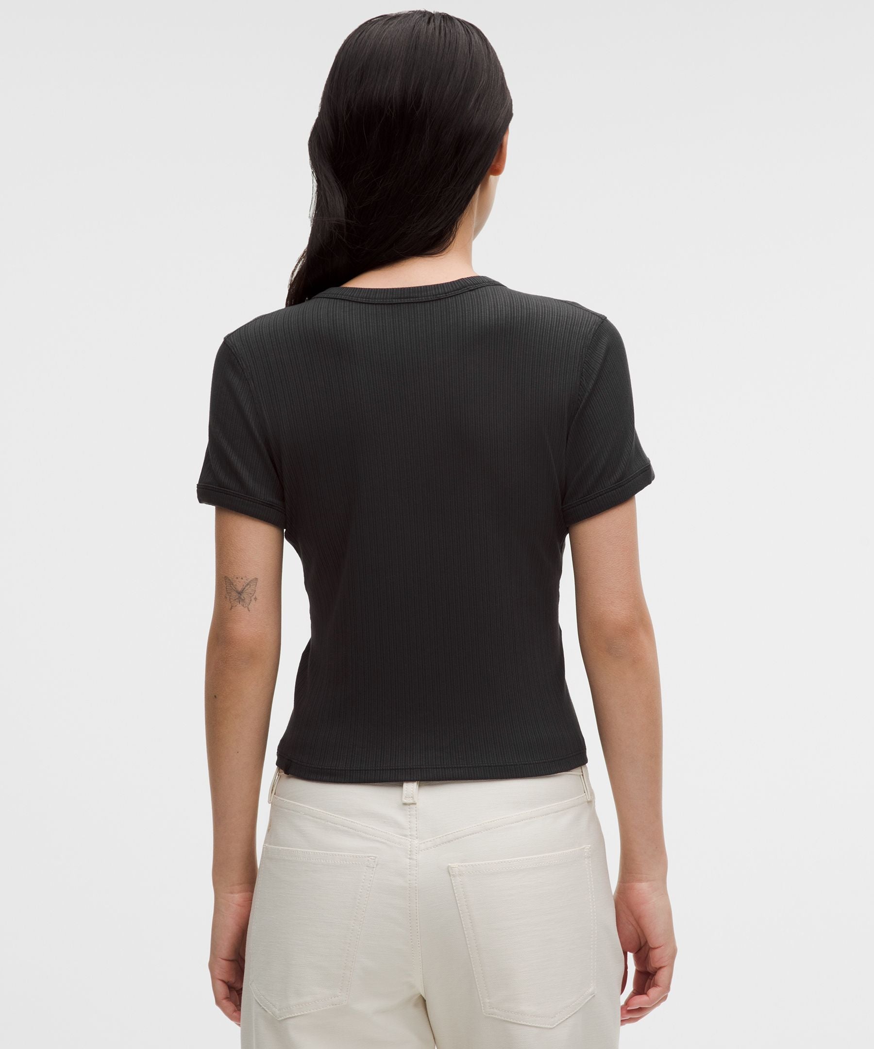 Lululemon Women's Hold Tight Micro-Rib Straight-Hem T-Shirt