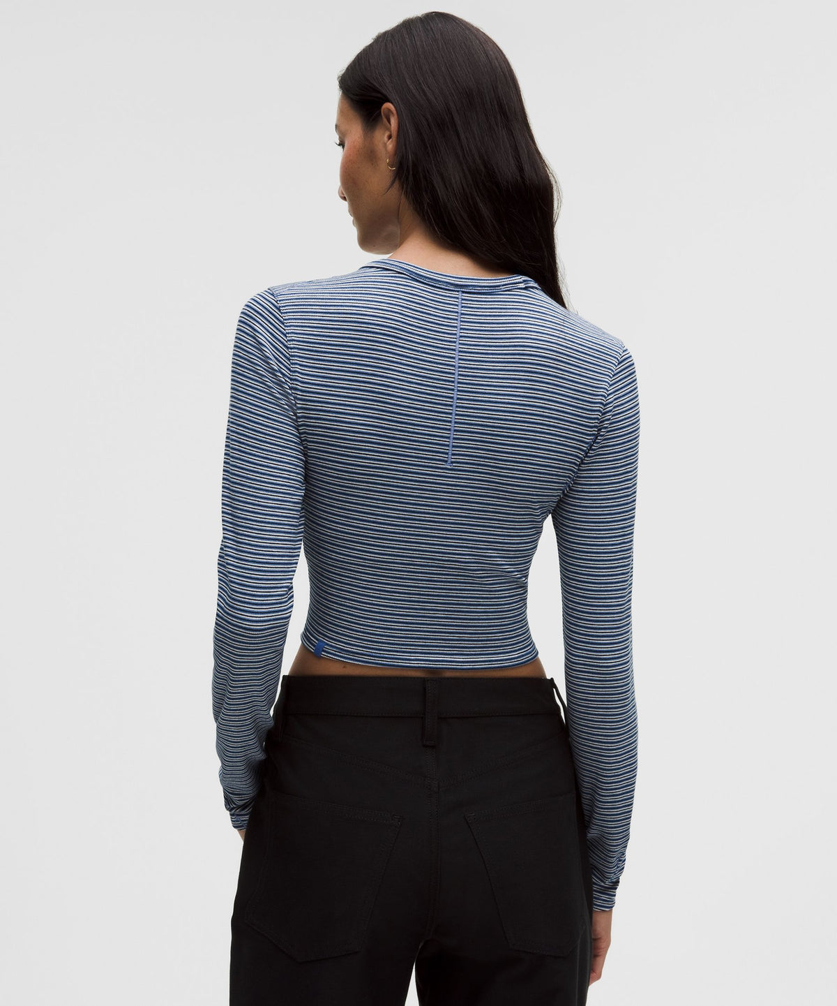 Lululemon Women's Hold Tight Straight-Hem Cropped Long-Sleeve Shirt