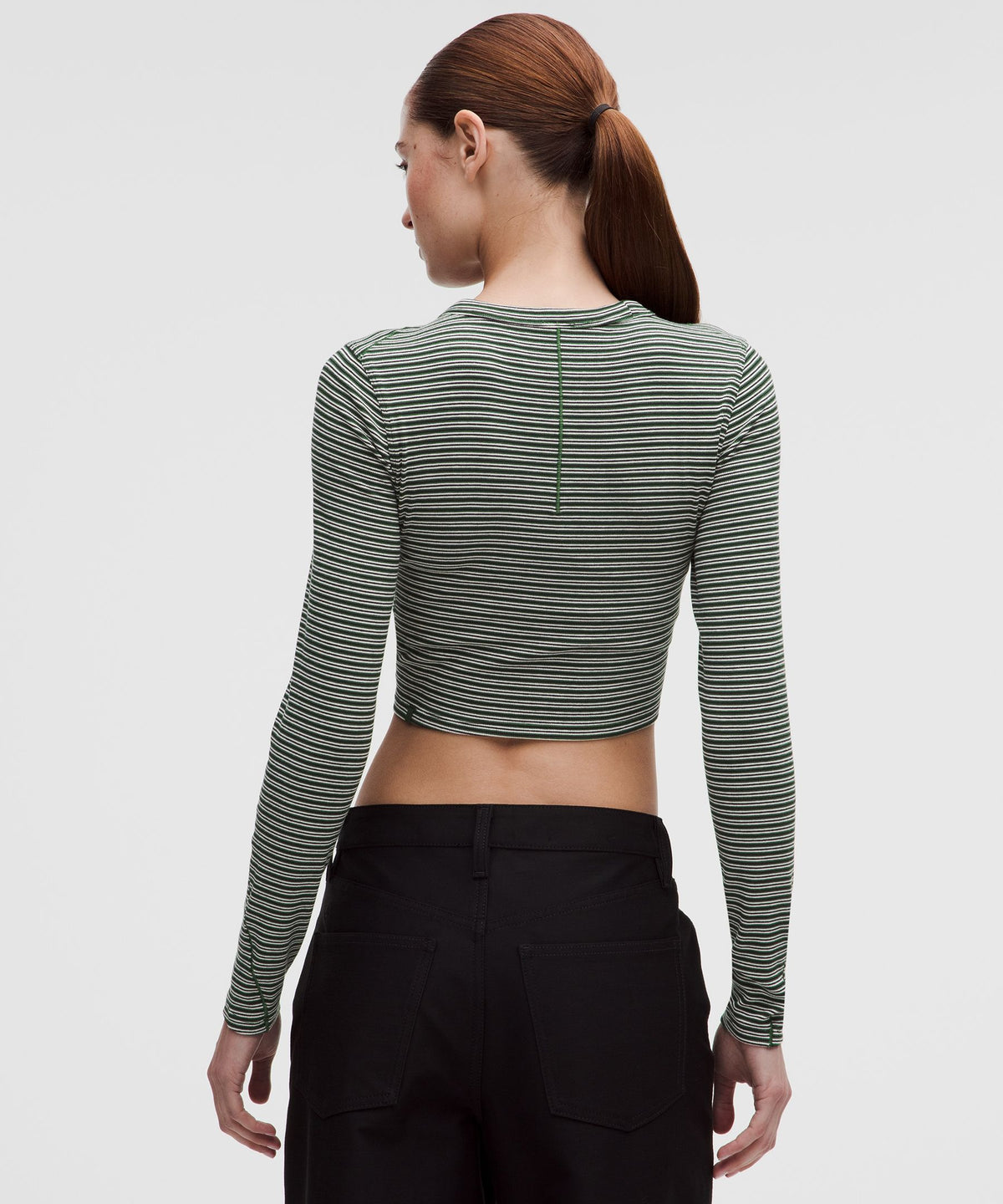 Lululemon Women's Hold Tight Straight-Hem Cropped Long-Sleeve Shirt