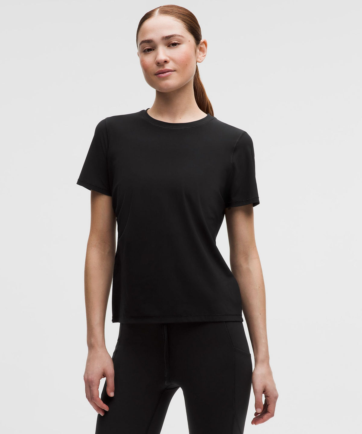 Lululemon Women's Side-Ruched Running Short-Sleeve Shirt