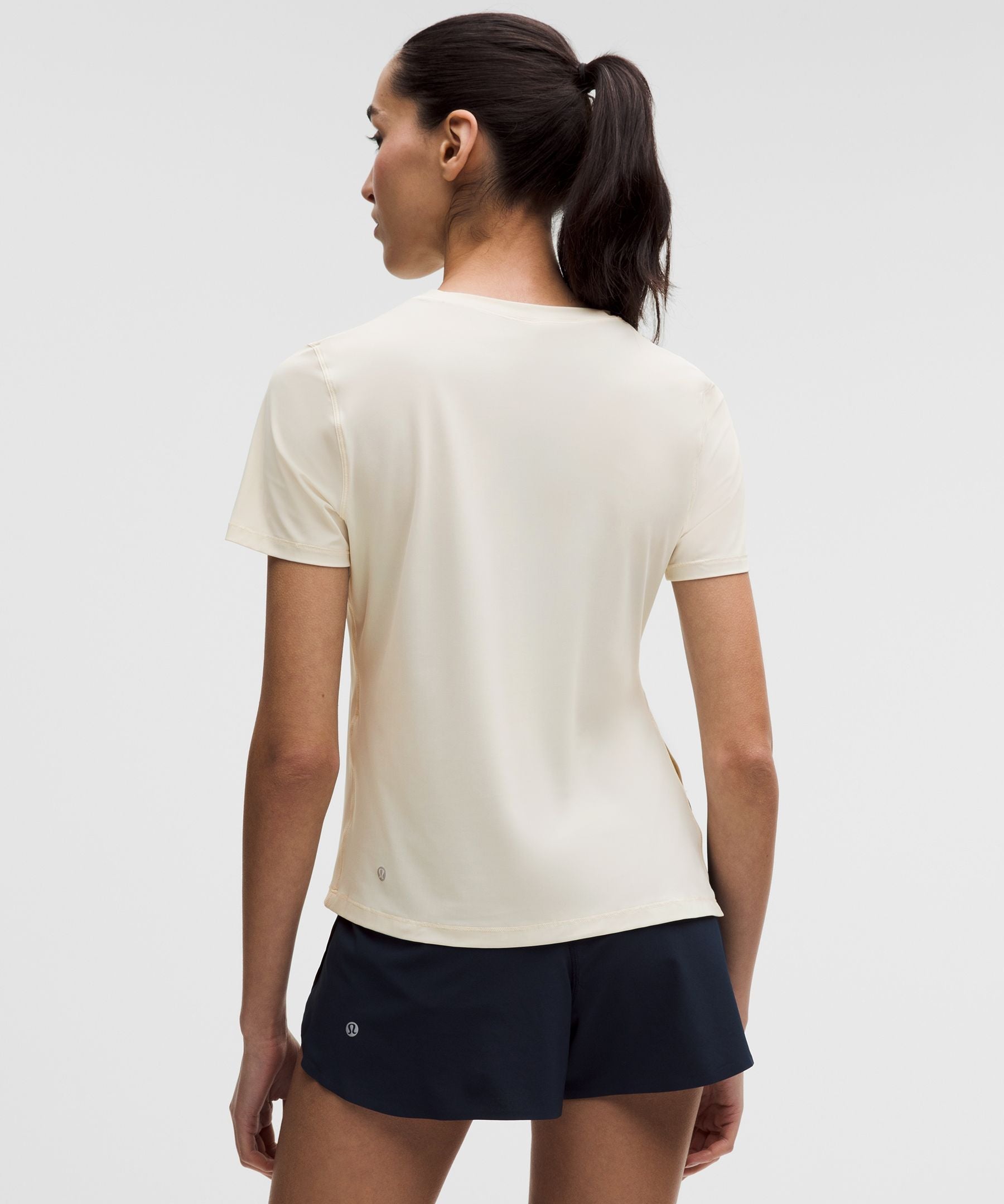 Lululemon Women's Side-Ruched Running Short-Sleeve Shirt