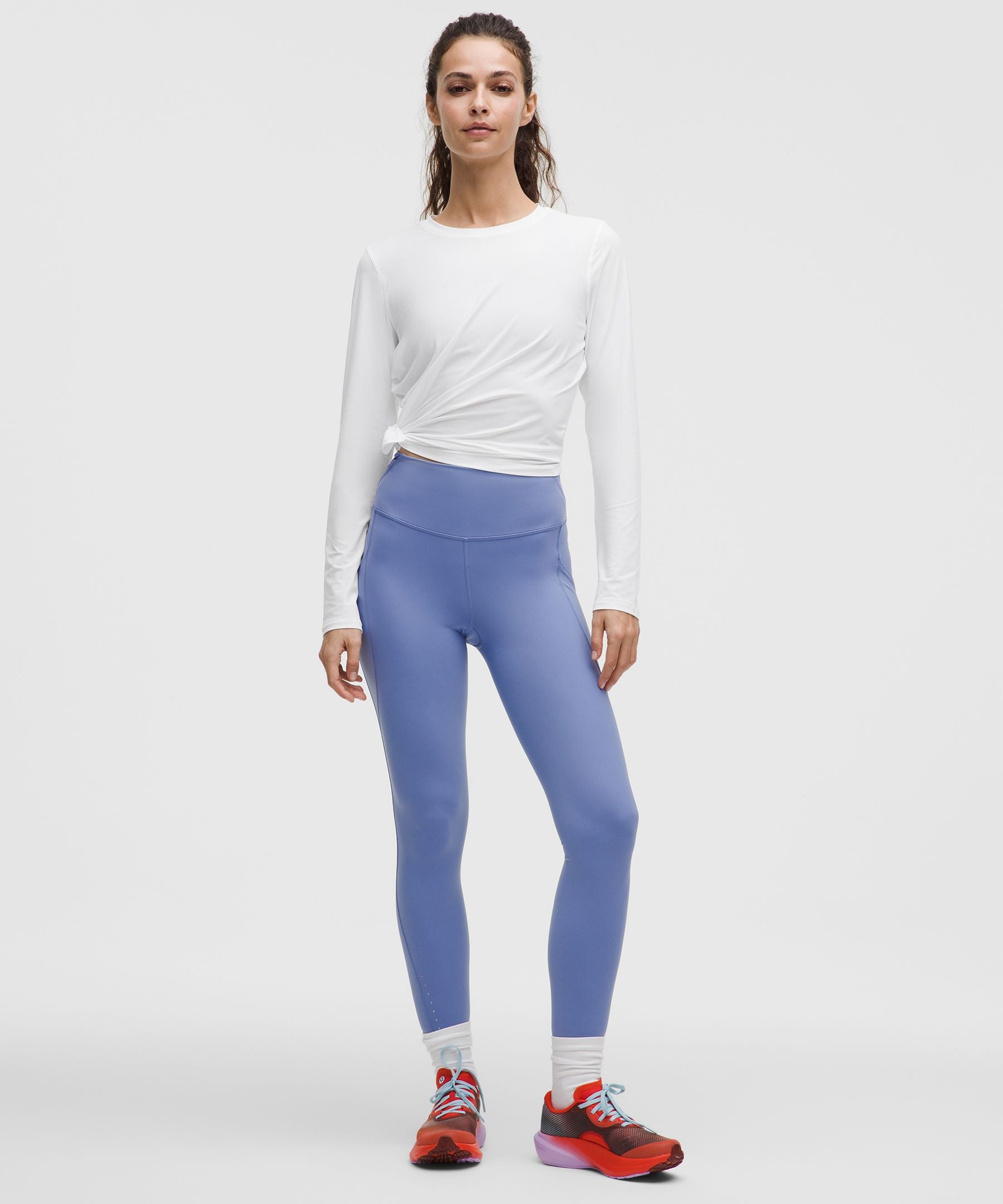 Lululemon Women's UV-Protective Side Ruched Running Long Sleeve