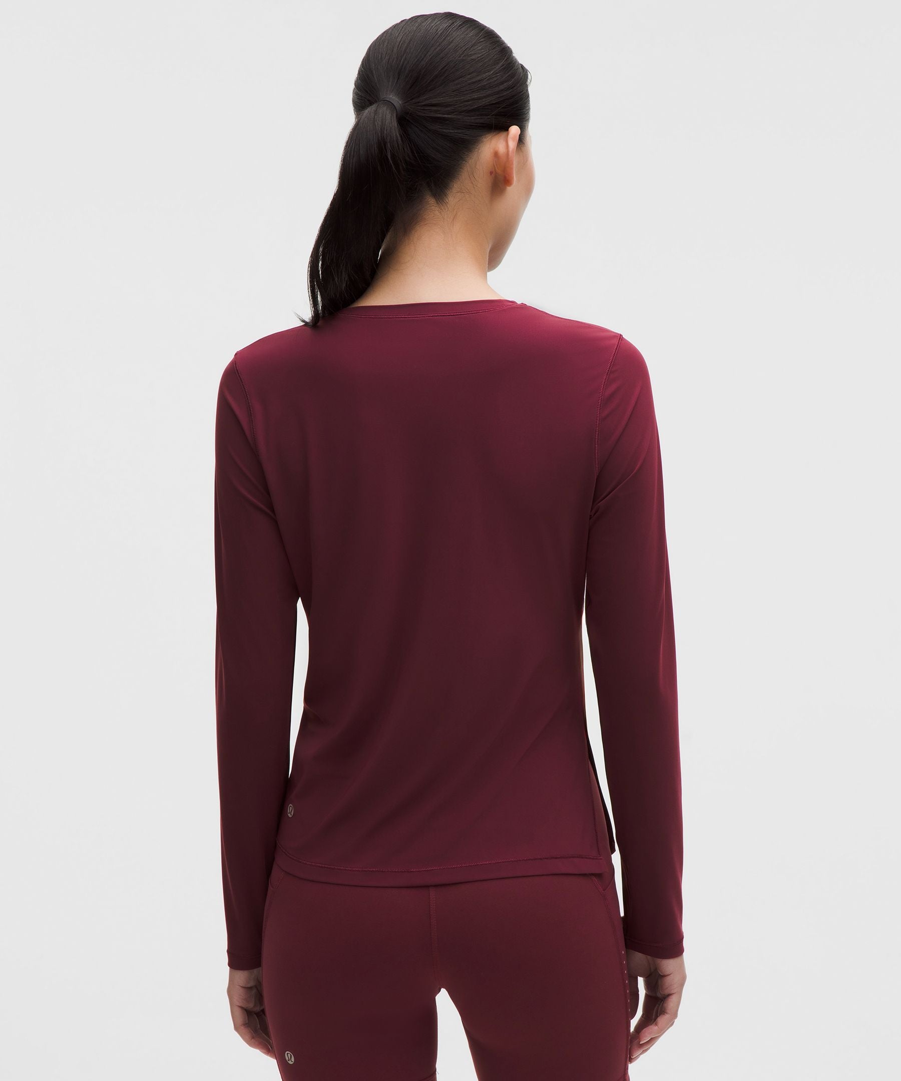 Lululemon Women's UV-Protective Side Ruched Running Long Sleeve