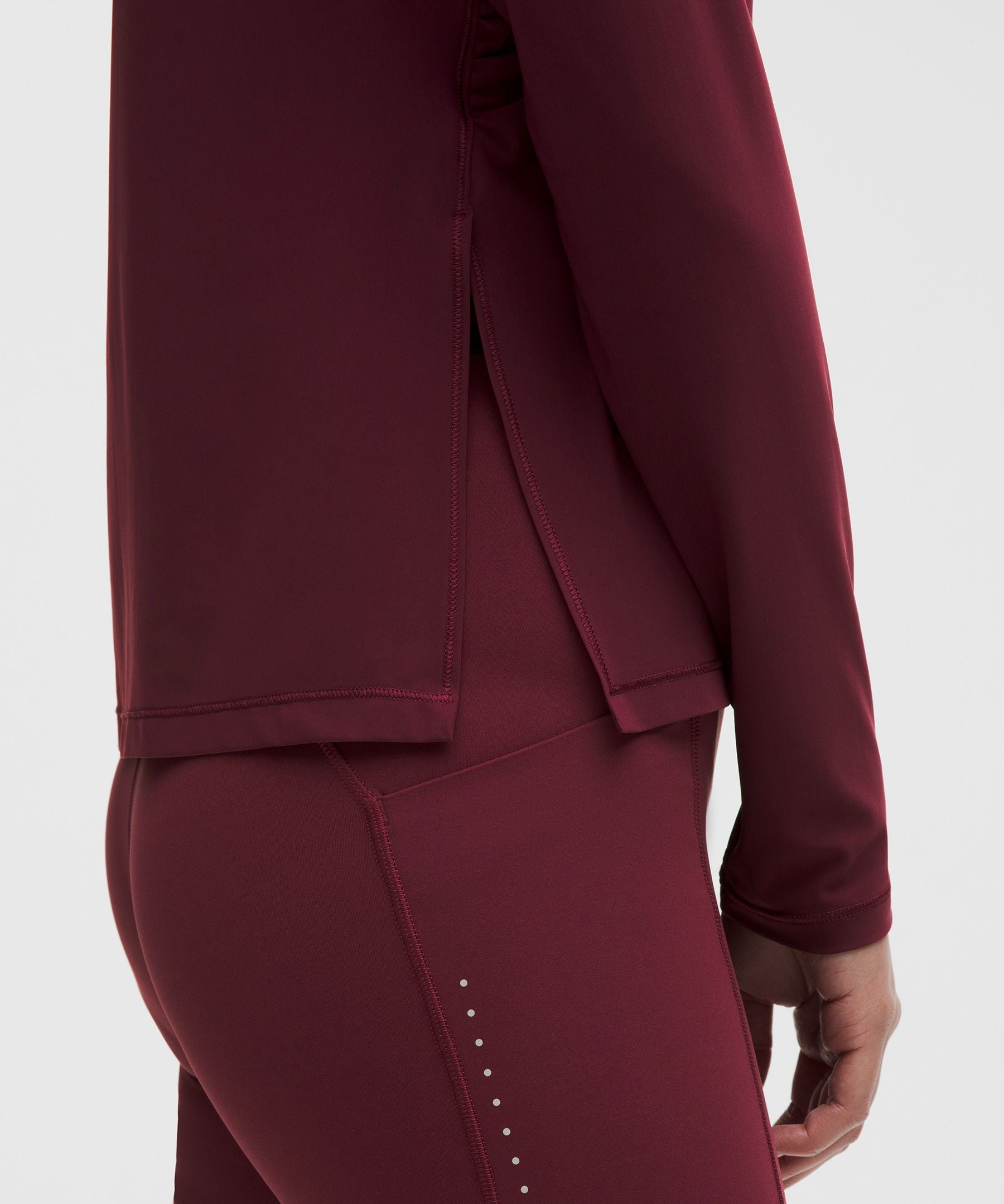 Lululemon Women's UV-Protective Side Ruched Running Long Sleeve