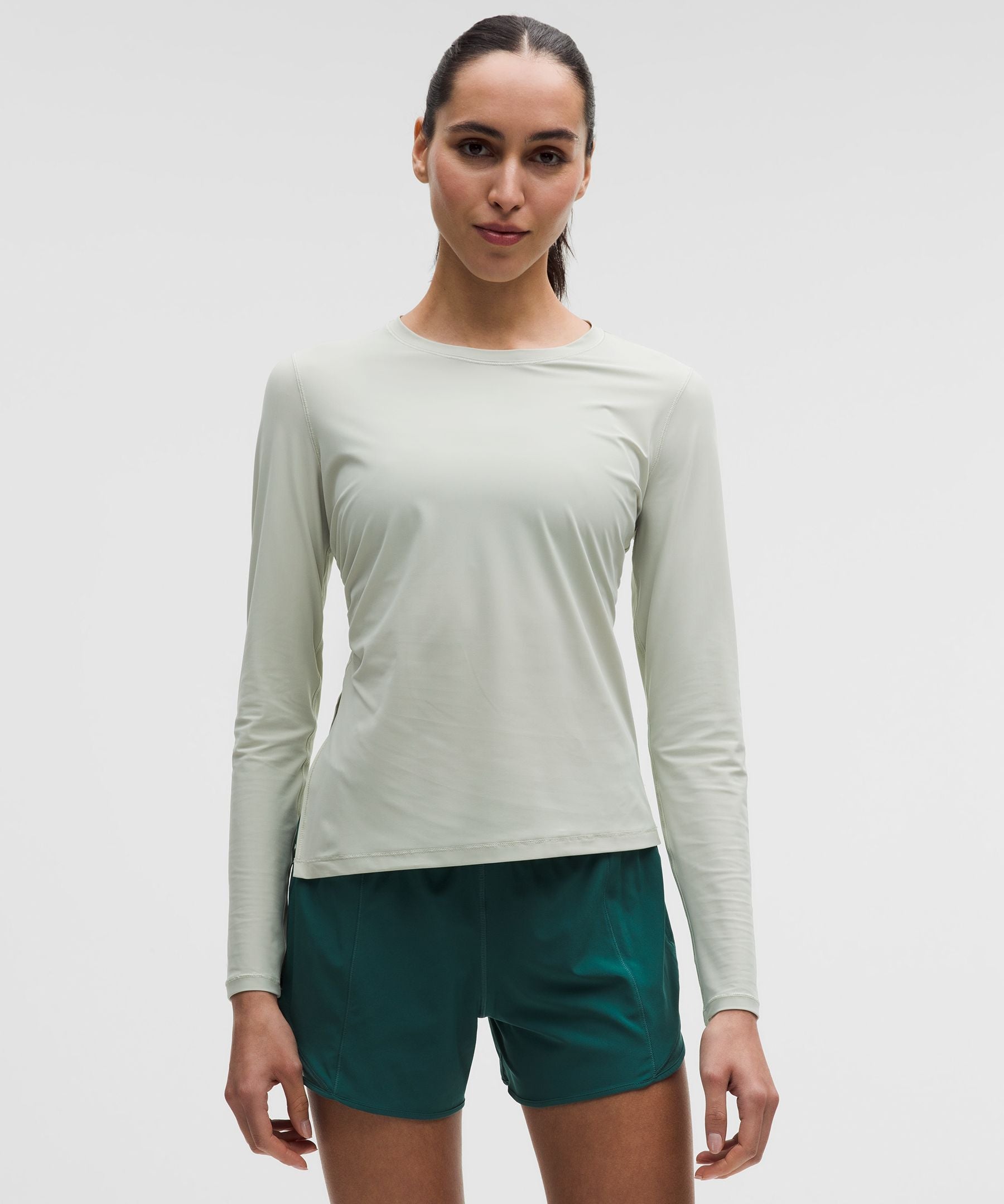 Lululemon Women's Side-Ruched Running Long-Sleeve Shirt