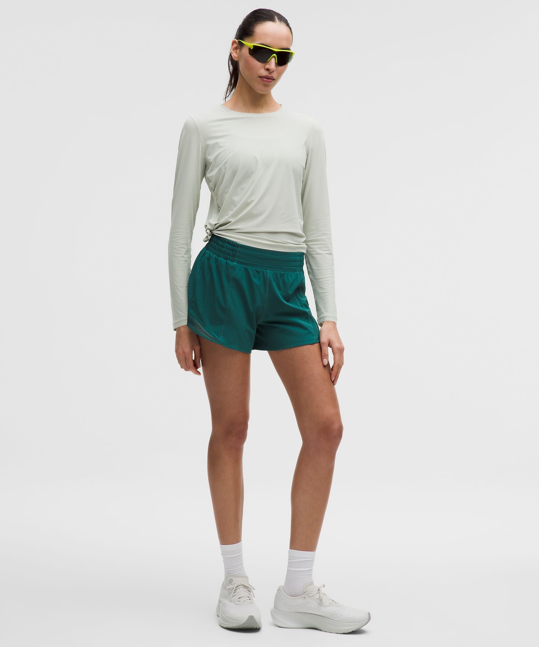 Lululemon Women's Side-Ruched Running Long-Sleeve Shirt