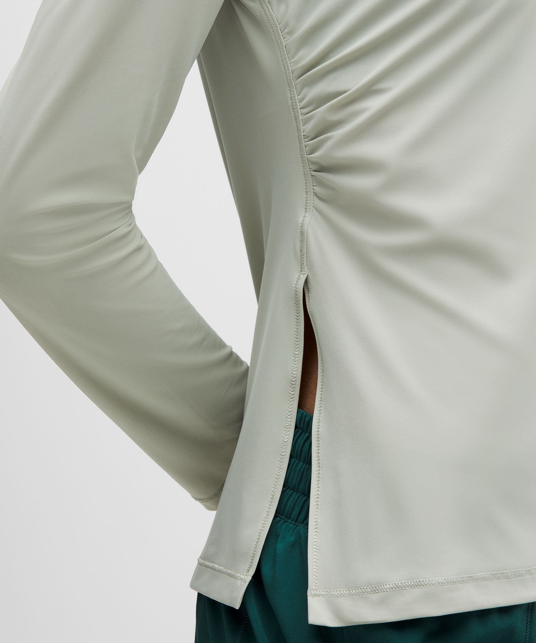 Lululemon Women's Side-Ruched Running Long-Sleeve Shirt
