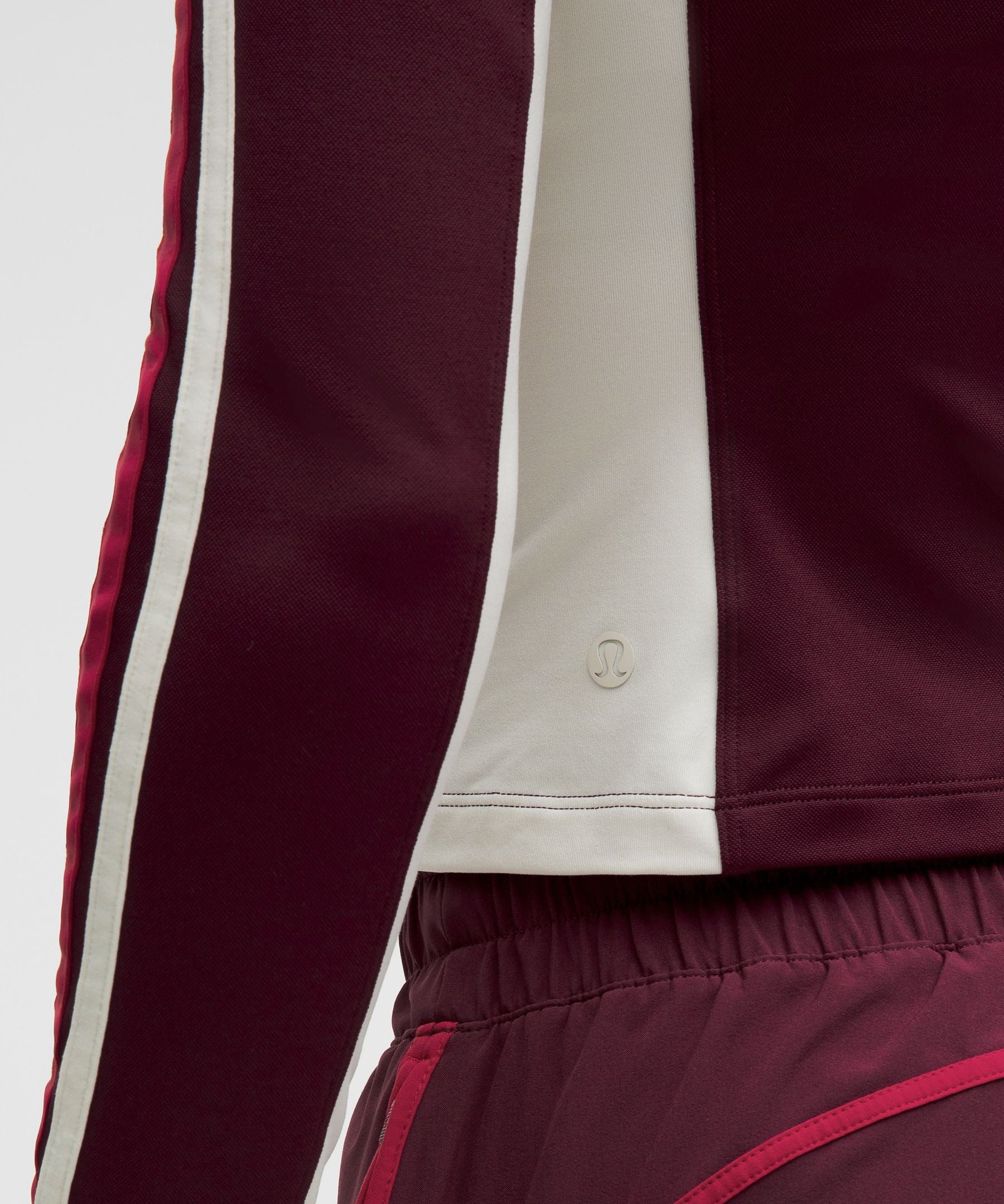 Lululemon Striped Slim-Fit Track Jacket