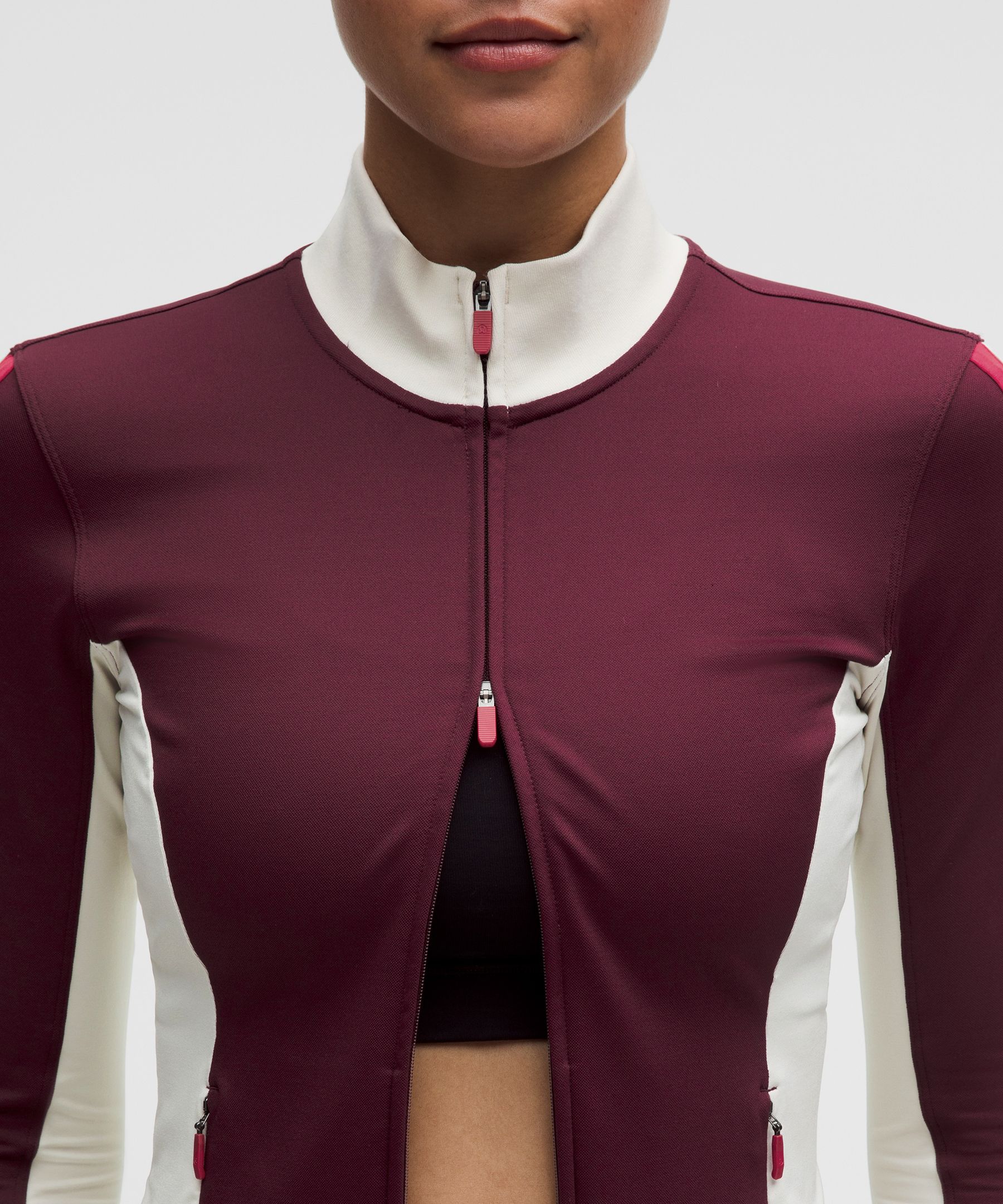 Lululemon Striped Slim-Fit Track Jacket