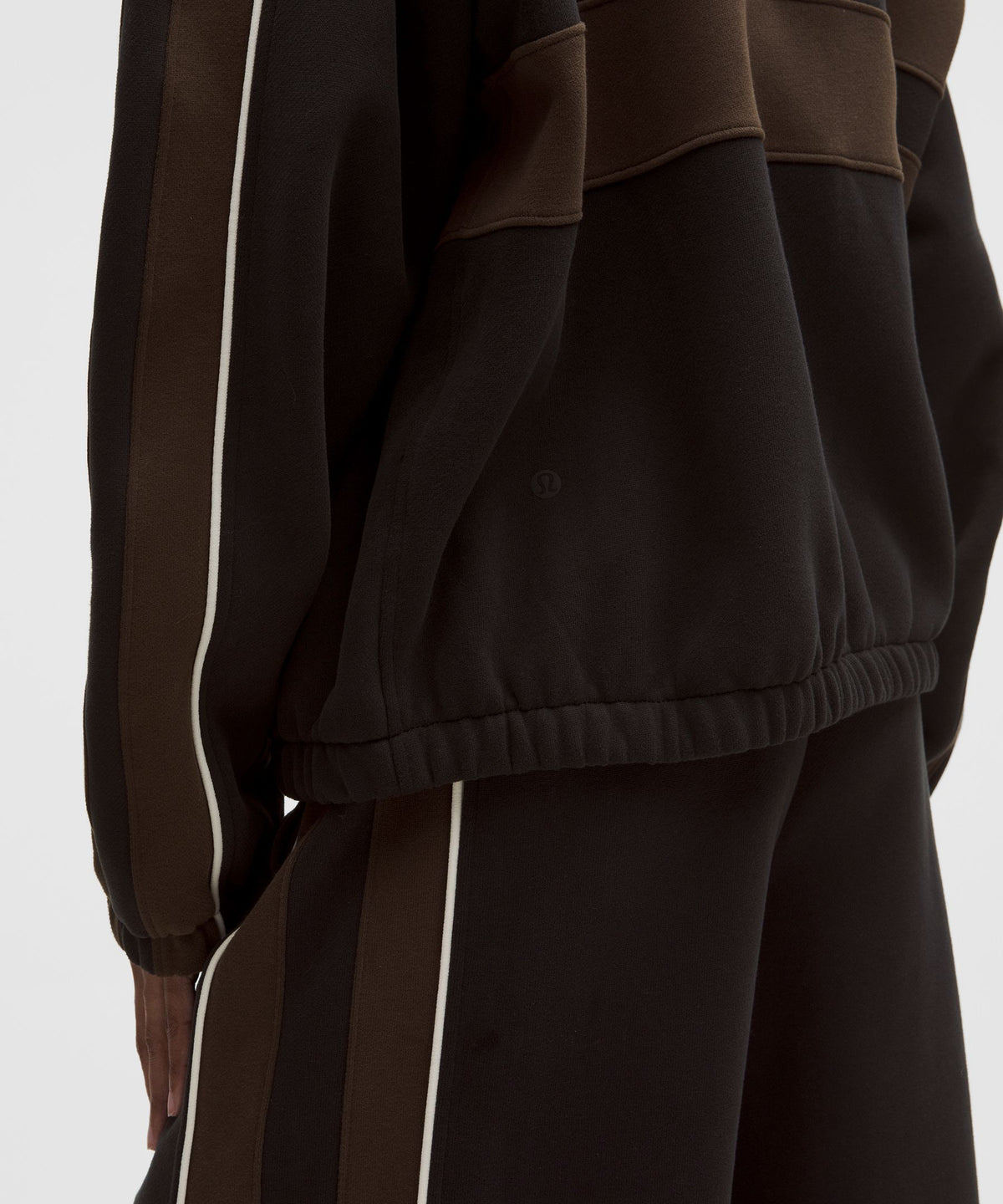 Lululemon Women's Steady State Oversized Funnel Full Zip *Stripe
