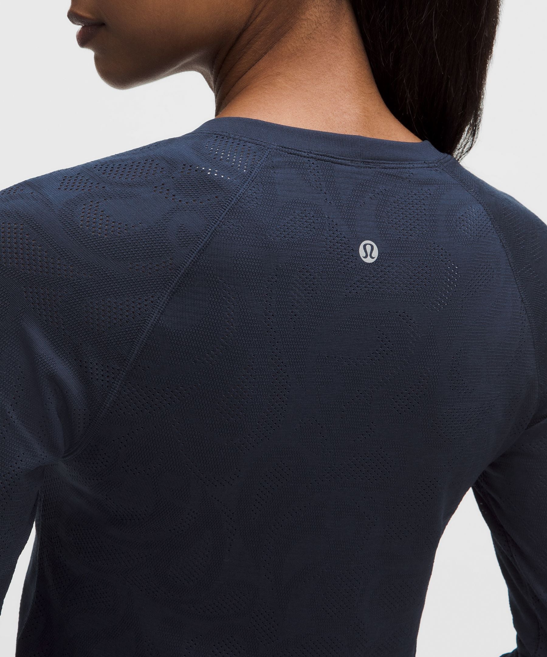 Lululemon Women's Swiftly Tech Long-Sleeve Shirt 2.0 Hip Length *Paisley