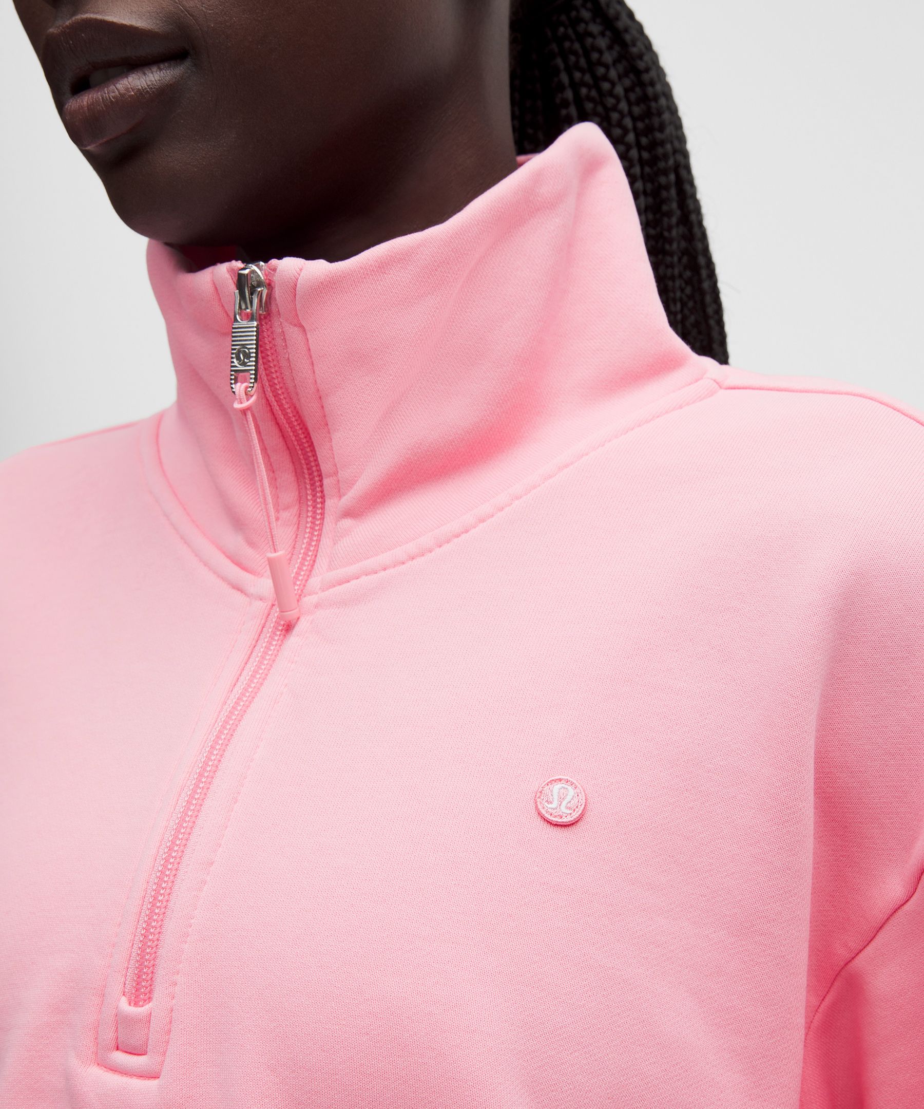Lululemon Cotton Terry Tennis Half Zip *Wash
