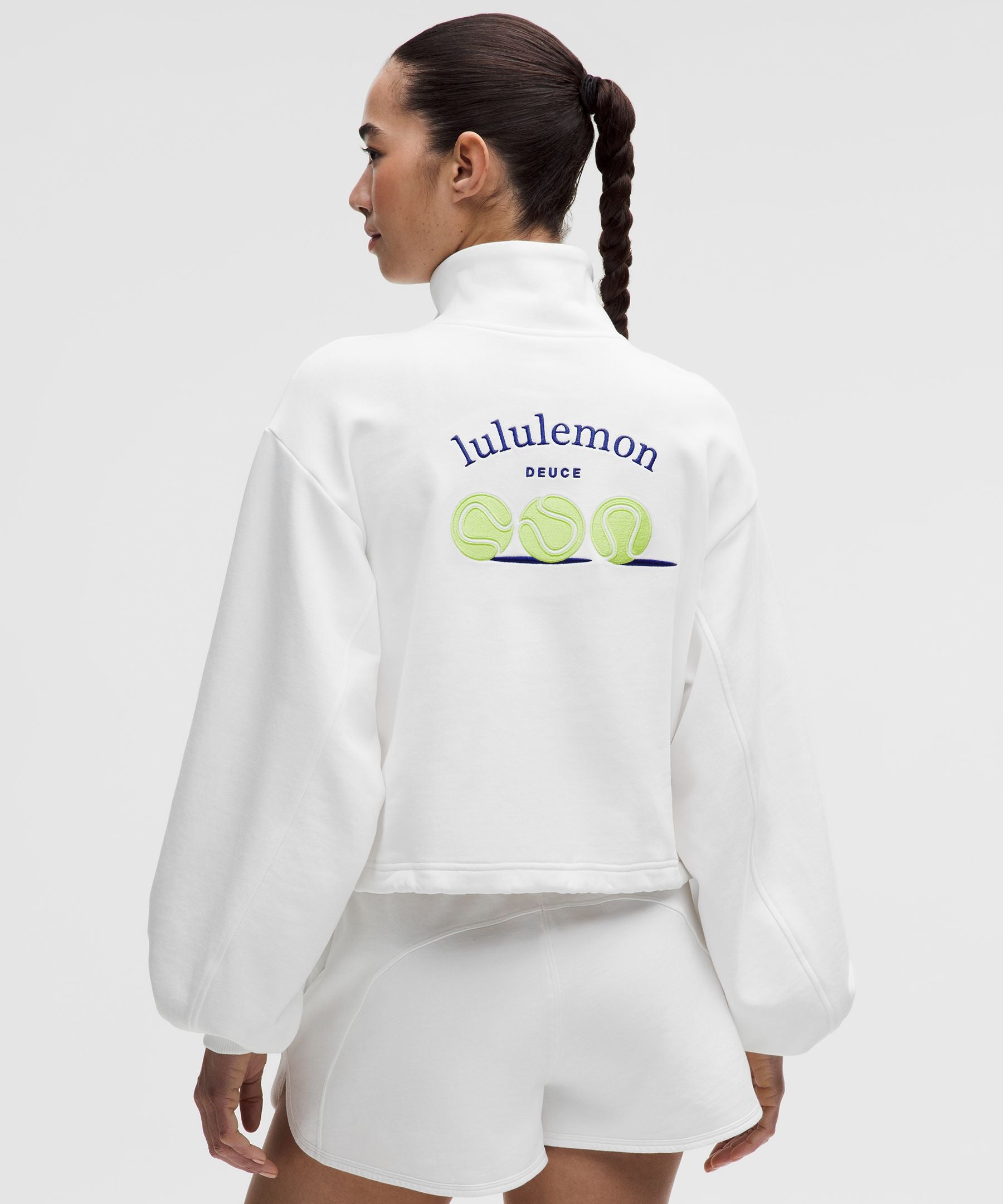 Lululemon Cotton Terry Tennis Half Zip *Deuce