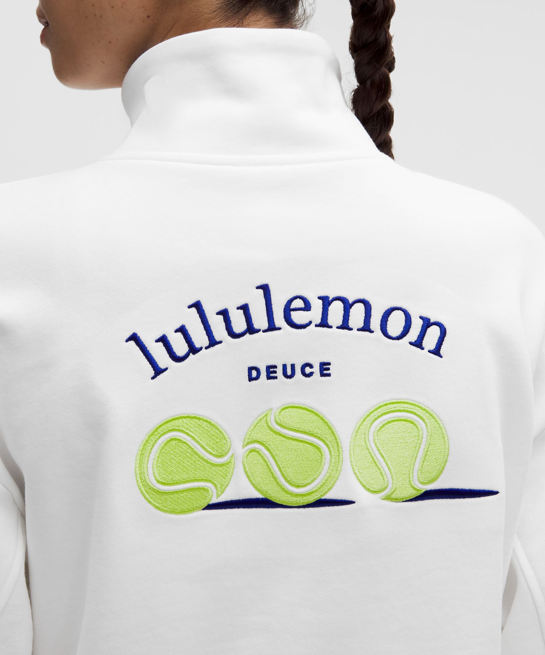 Lululemon Cotton Terry Tennis Half Zip *Deuce