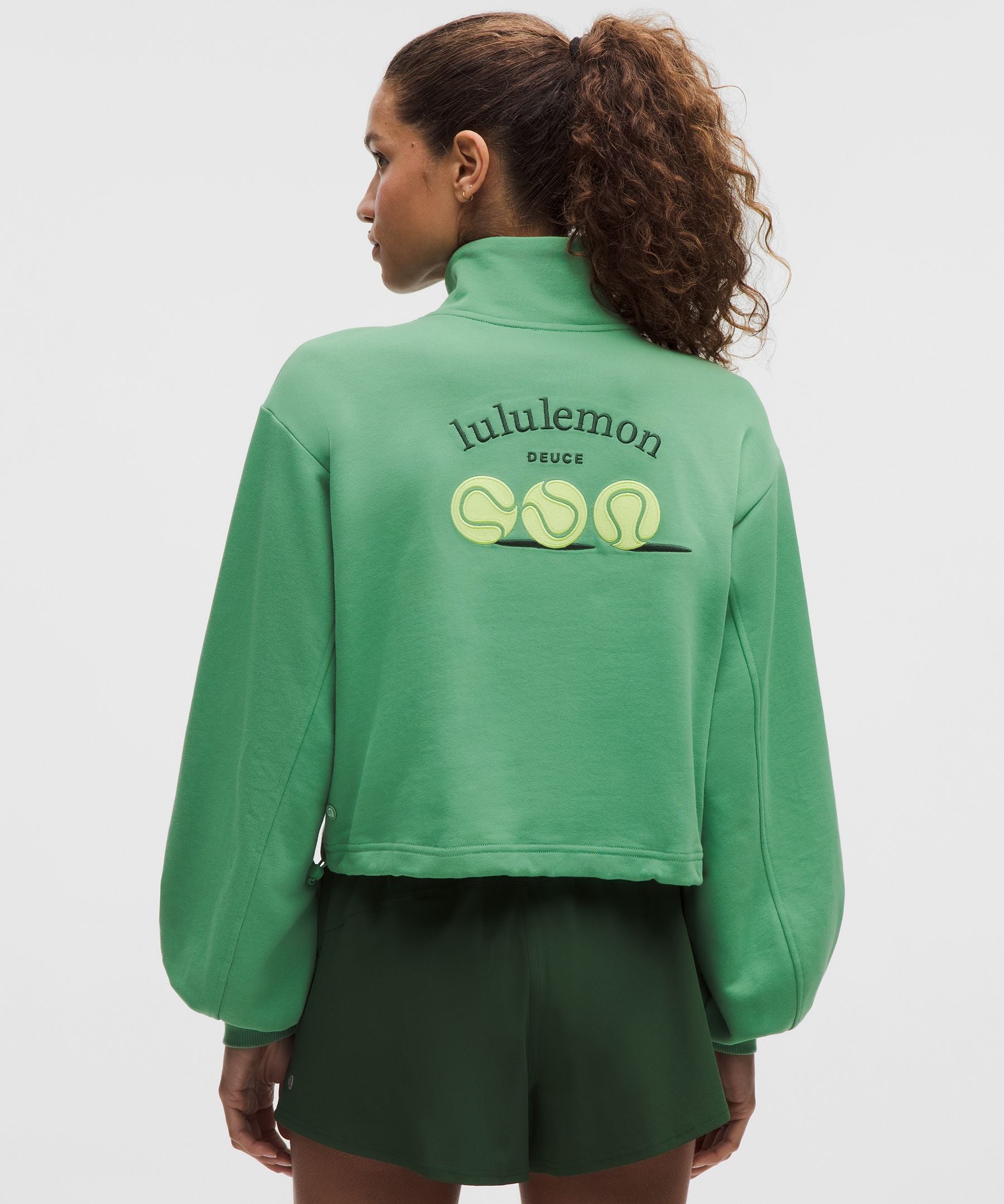 Lululemon Cotton Terry Tennis Half Zip *Deuce
