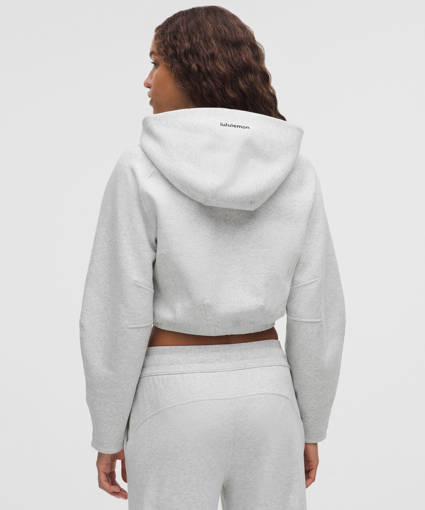 Lululemon Loungeful Relaxed-Fit Full-Zip Cropped Hoodie